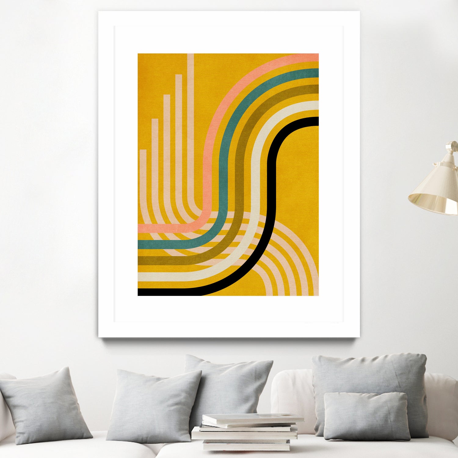 Rainbow Suns 9 Kopie by Ana Rut Bre on GIANT ART - abstract abstract