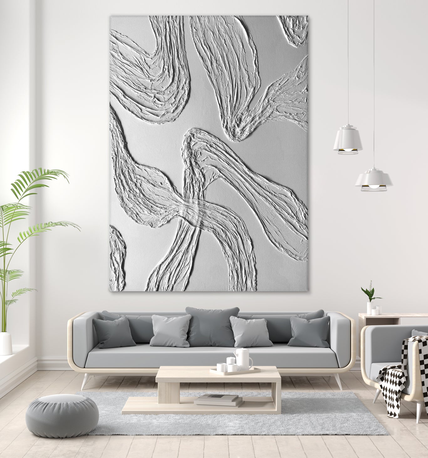 THE WHITE DANCE by ALLA on GIANT ART - white illustration fabric on canvas