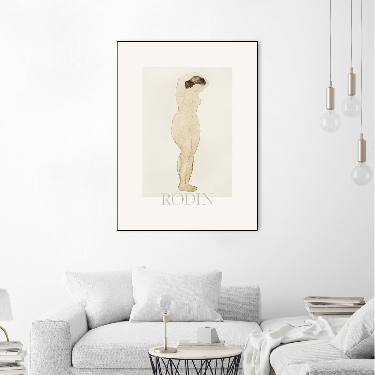 Nude by Standing With Hands On Head Auguste on GIANT ART - rodin auguste rodin rodin