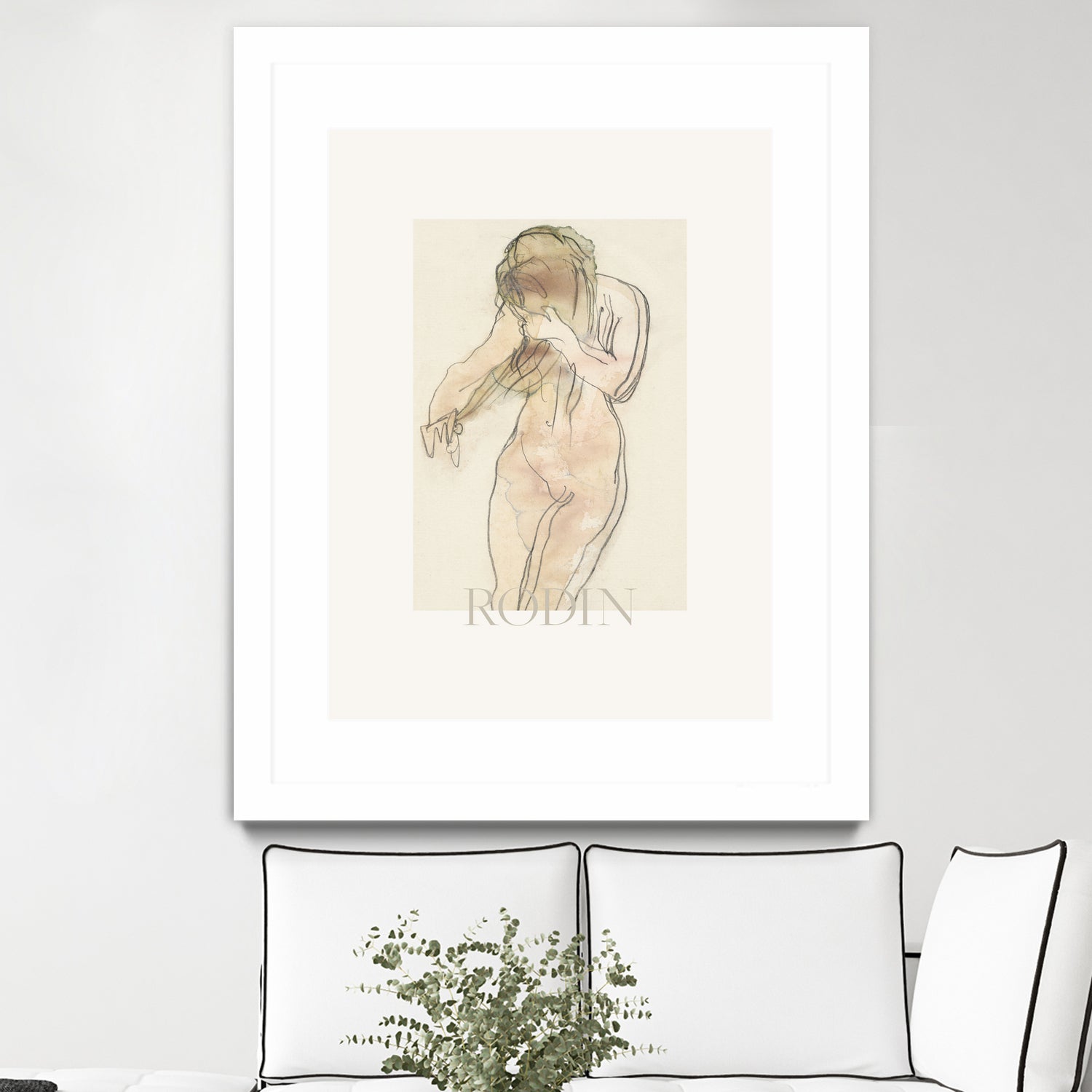 Study of Nude by Auguste Rodin on GIANT ART - auguste rodin figurative auguste rodin