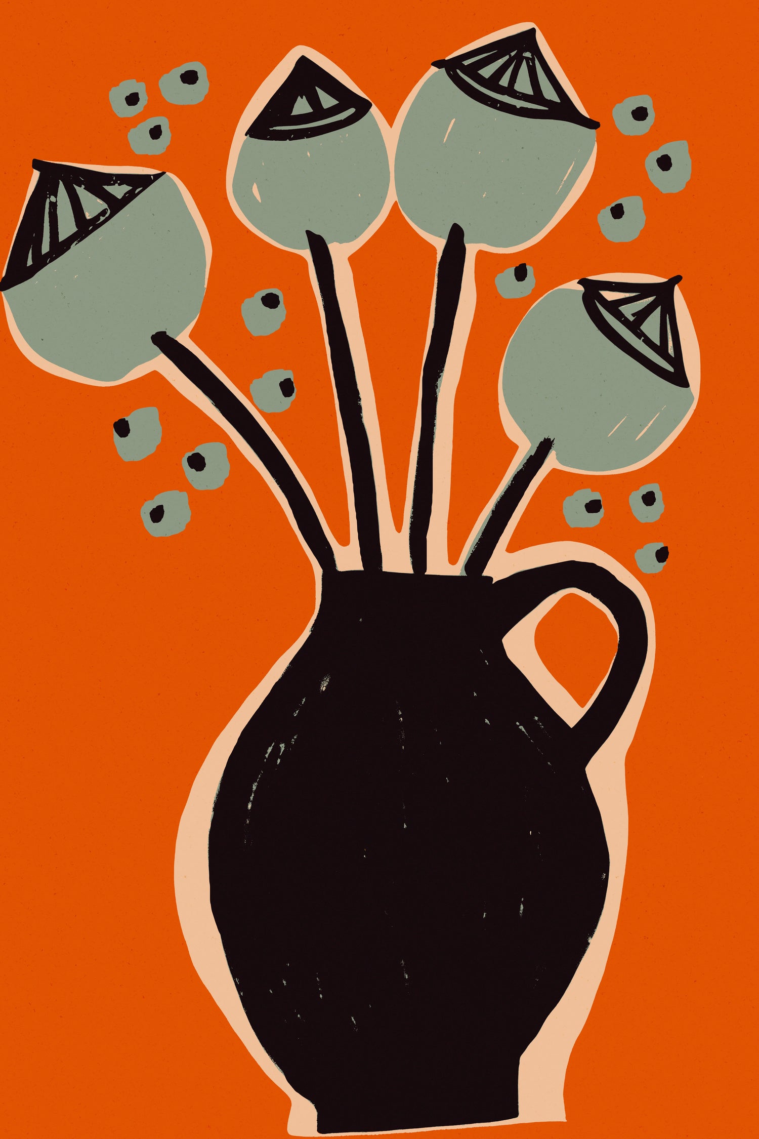 Vintage Vibes No 3 by Treechild on GIANT ART - illustration retro