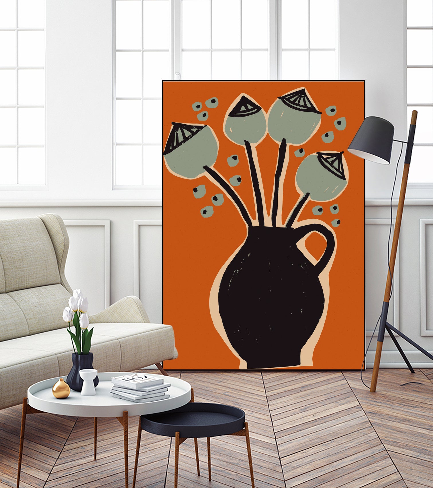 Vintage Vibes No 3 by Treechild on GIANT ART - illustration retro