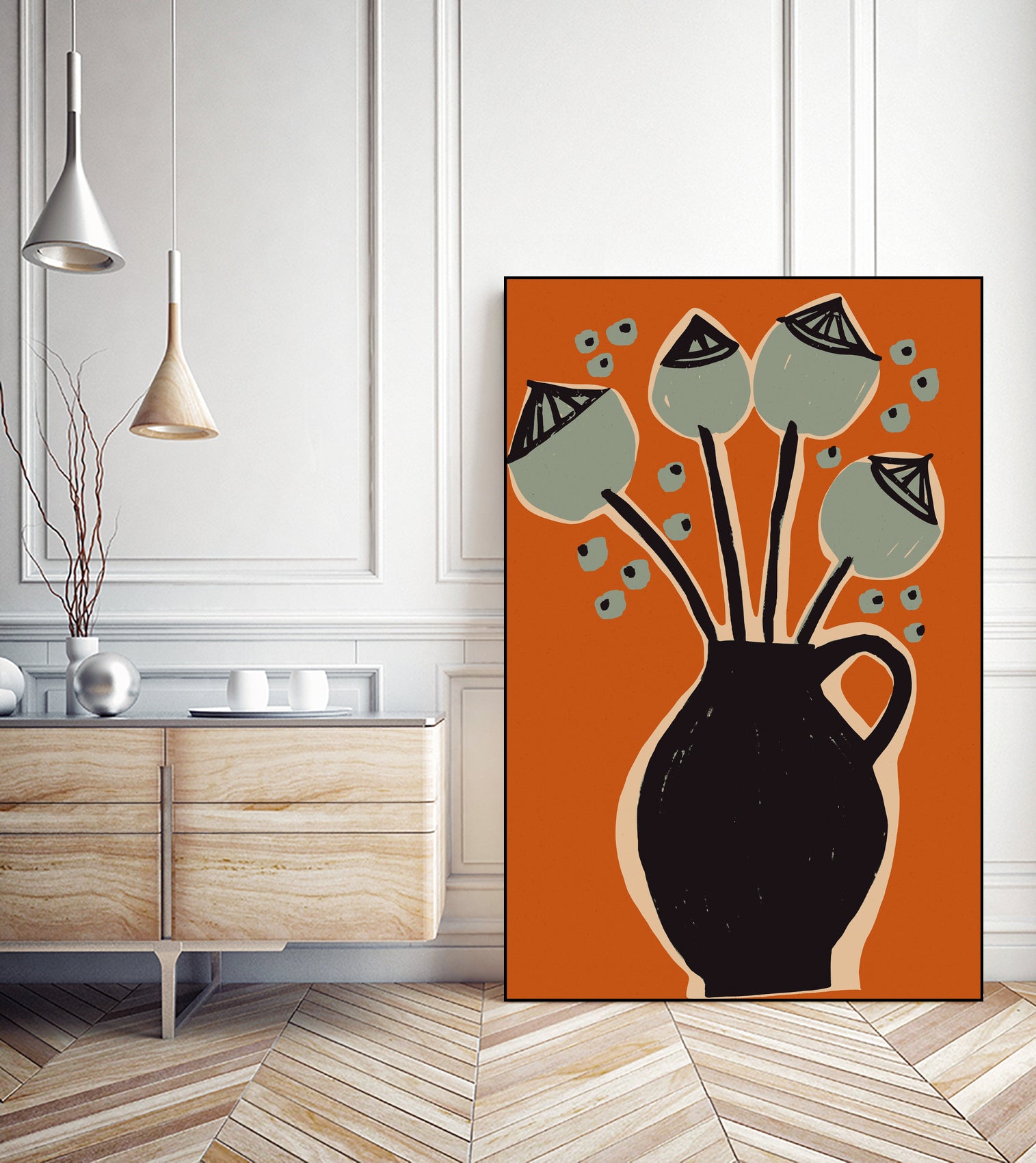 Vintage Vibes No 3 by Treechild on GIANT ART - illustration retro