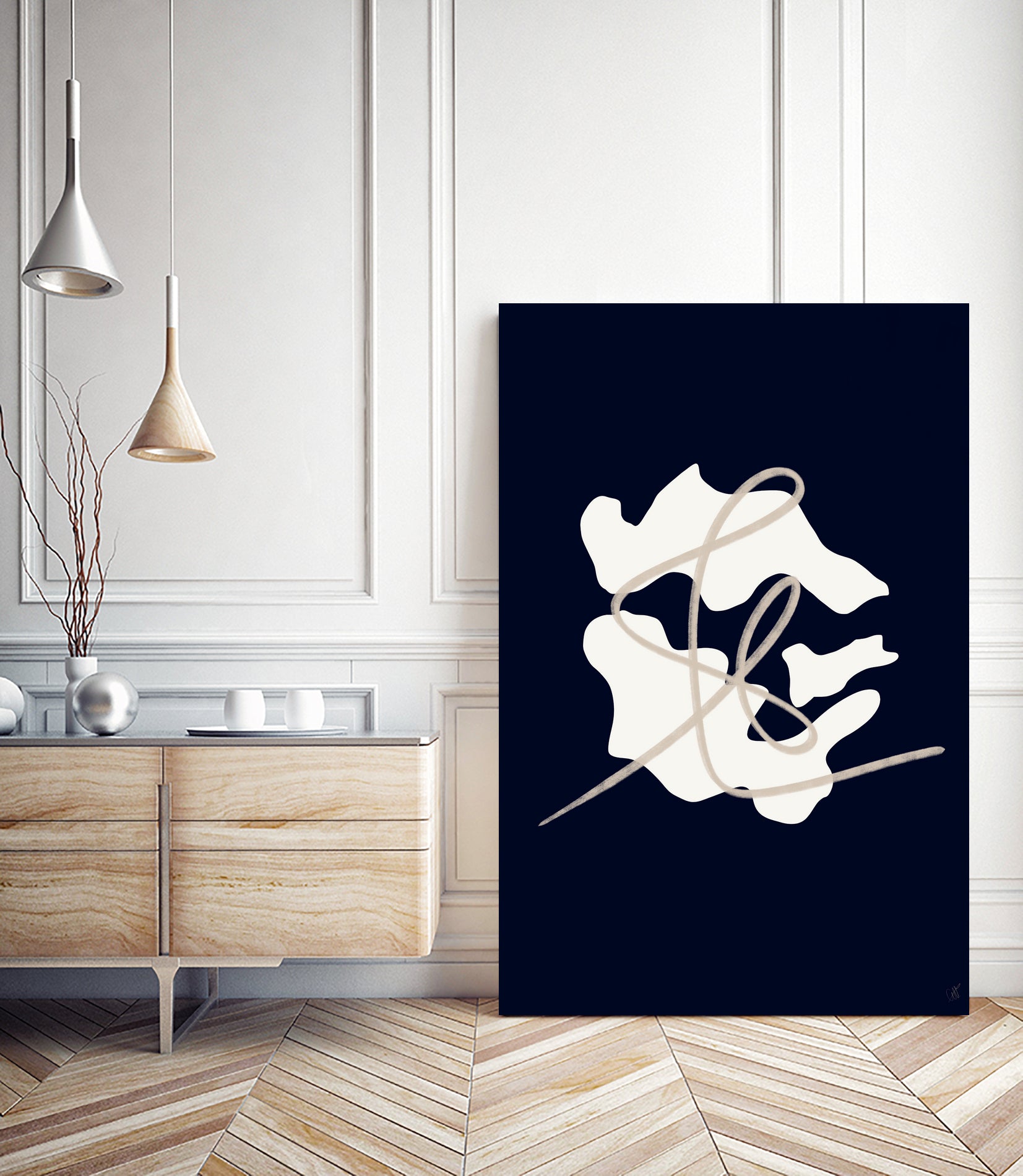 Scandi Abstract 1 by Anne-Marie on GIANT ART - abstract shapes