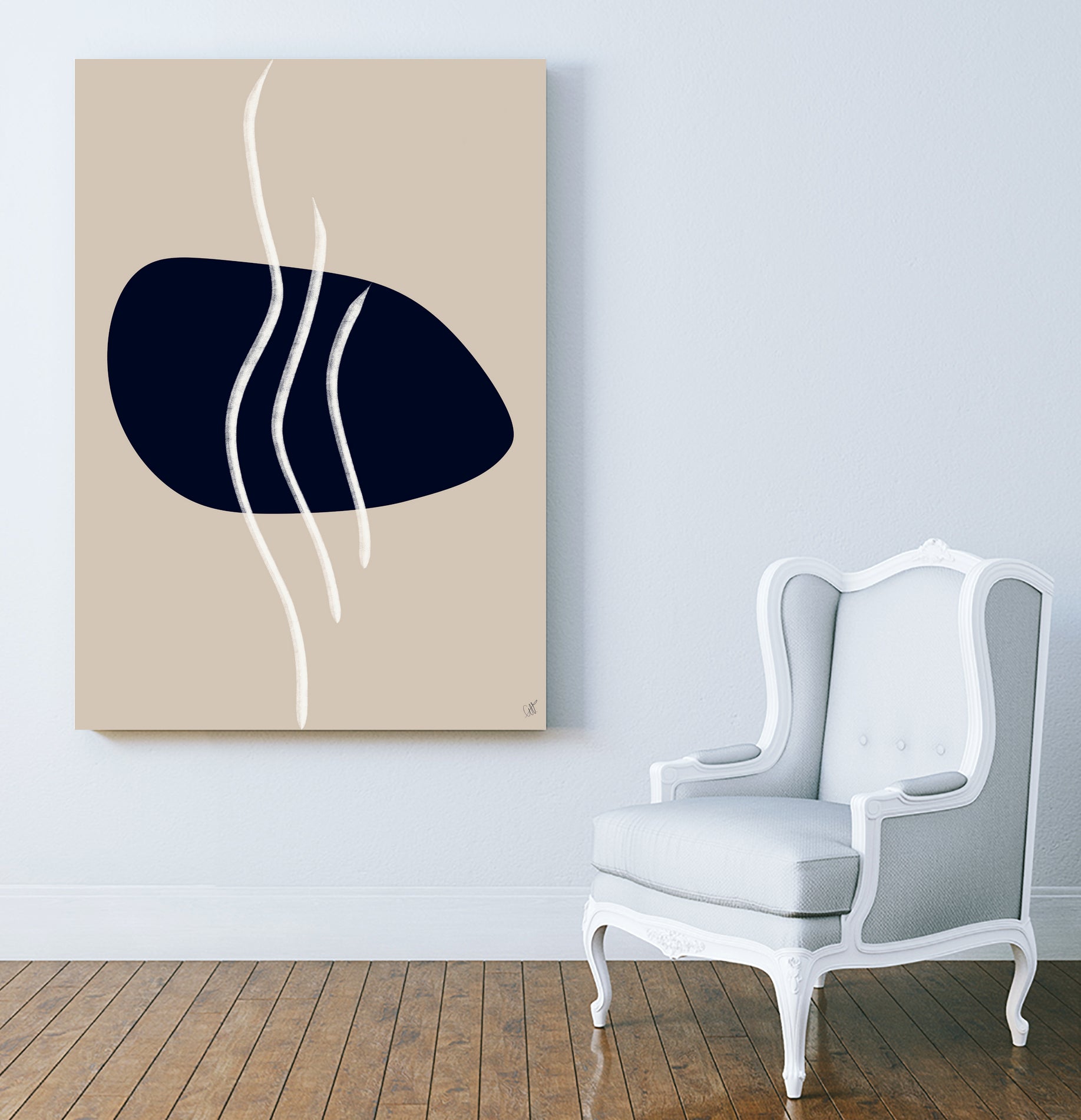 Scandi Abstract 2 by Anne-Marie on GIANT ART - abstract lines