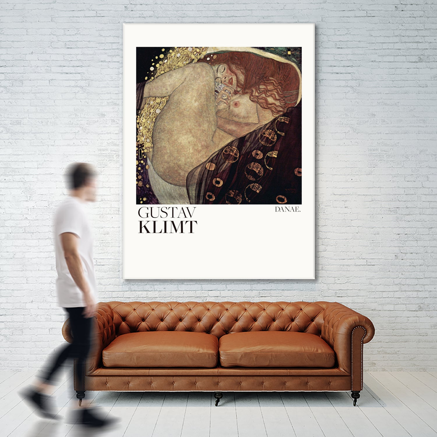 Danae (1907 1908) Poster by Gustav Klimt on GIANT ART - 5906 illustration