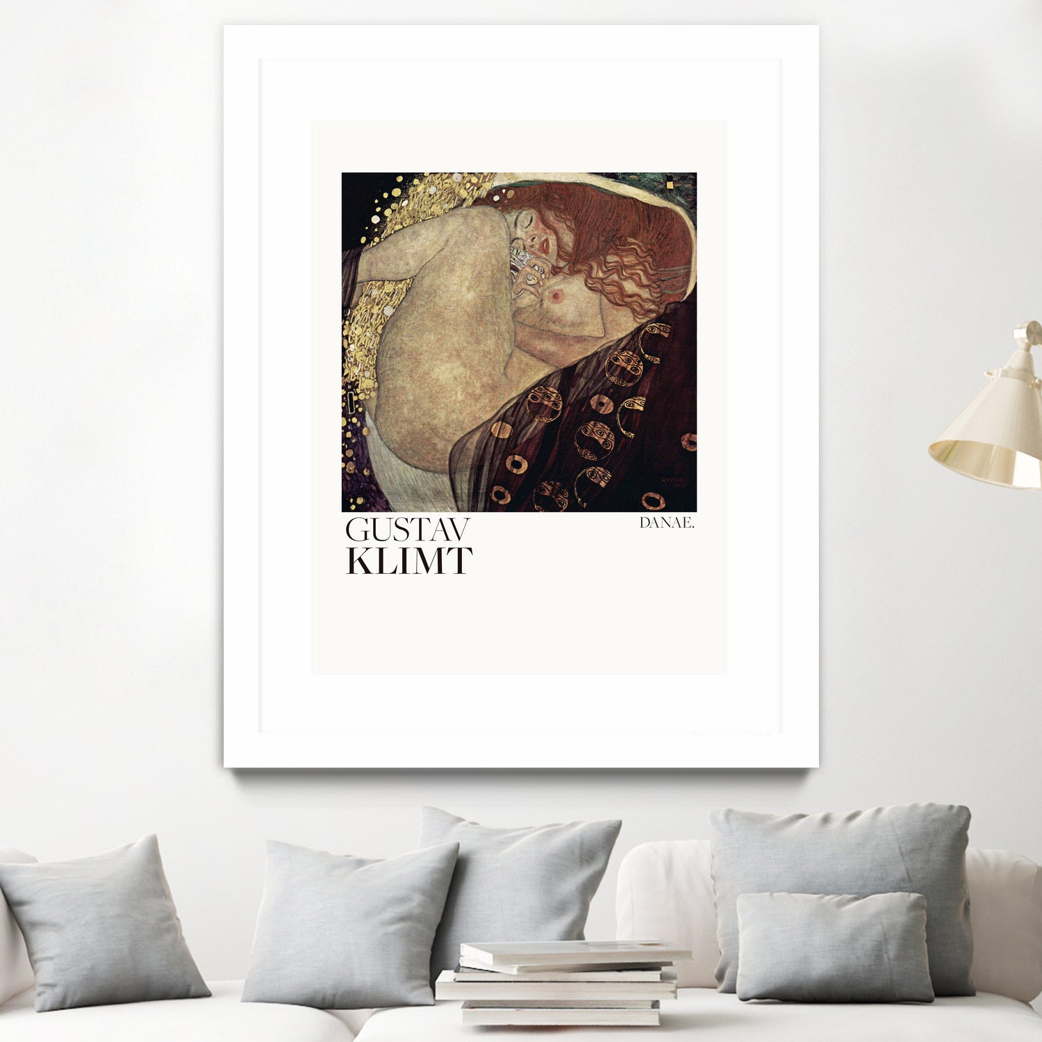 Danae (1907 1908) Poster by Gustav Klimt on GIANT ART - 5906 illustration