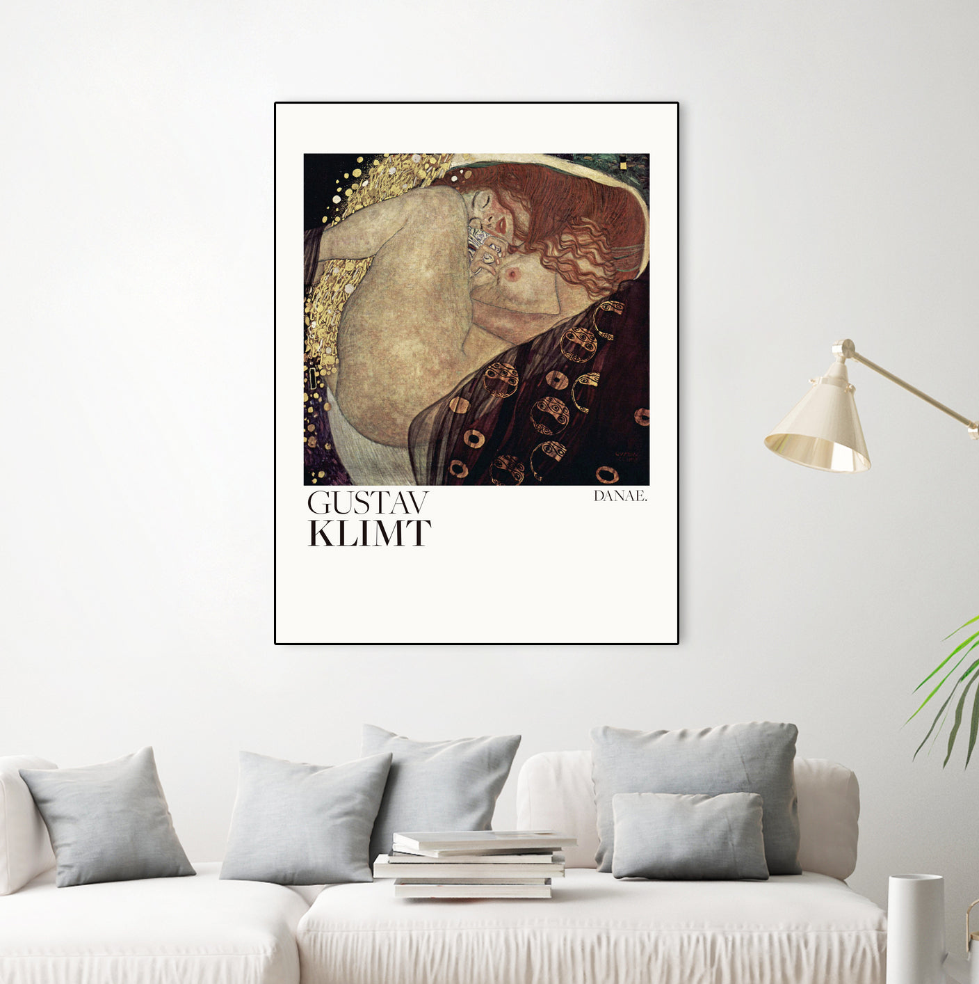 Danae (1907 1908) Poster by Gustav Klimt on GIANT ART - 5906 illustration