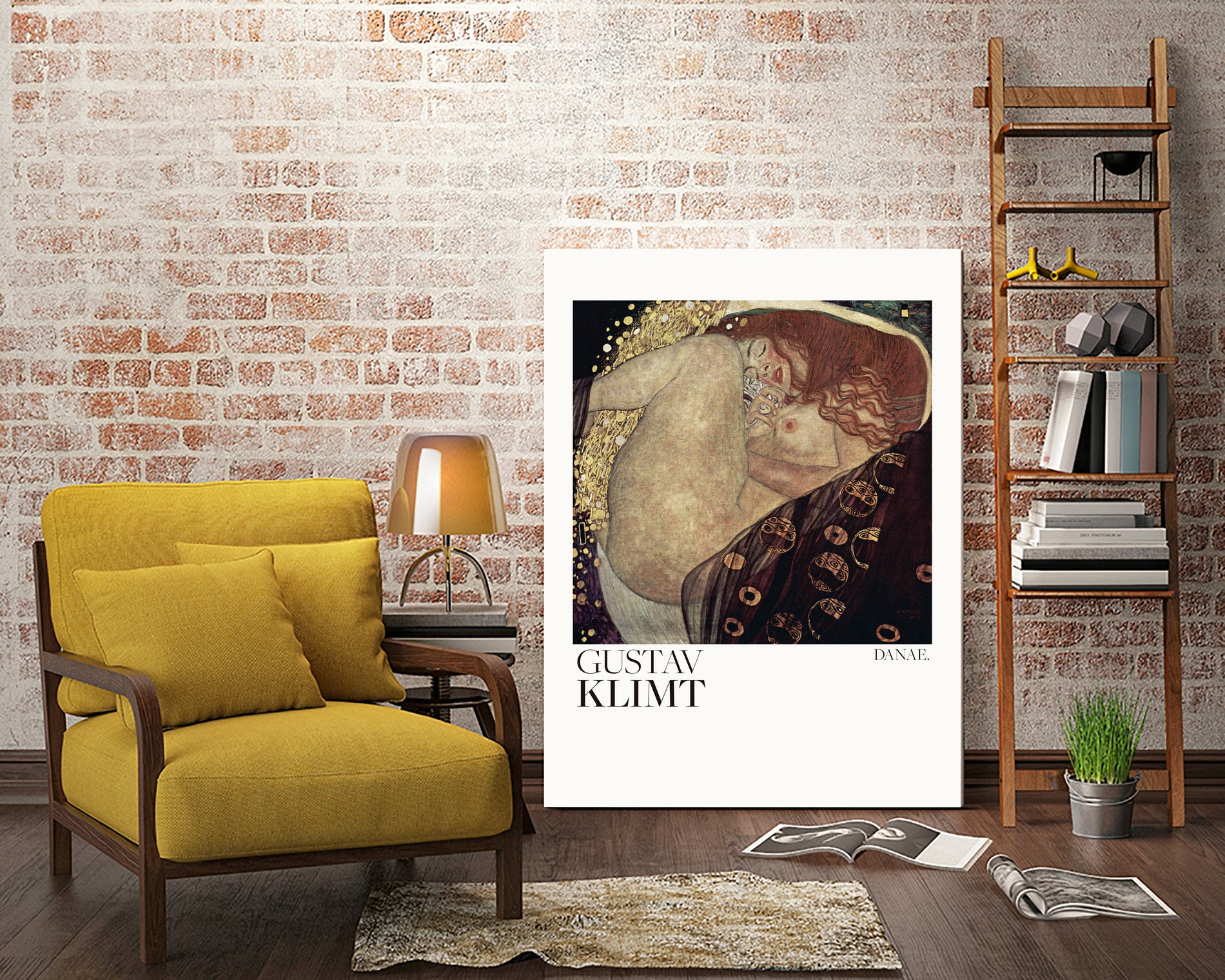 Danae (1907 1908) Poster by Gustav Klimt on GIANT ART - 5906 illustration