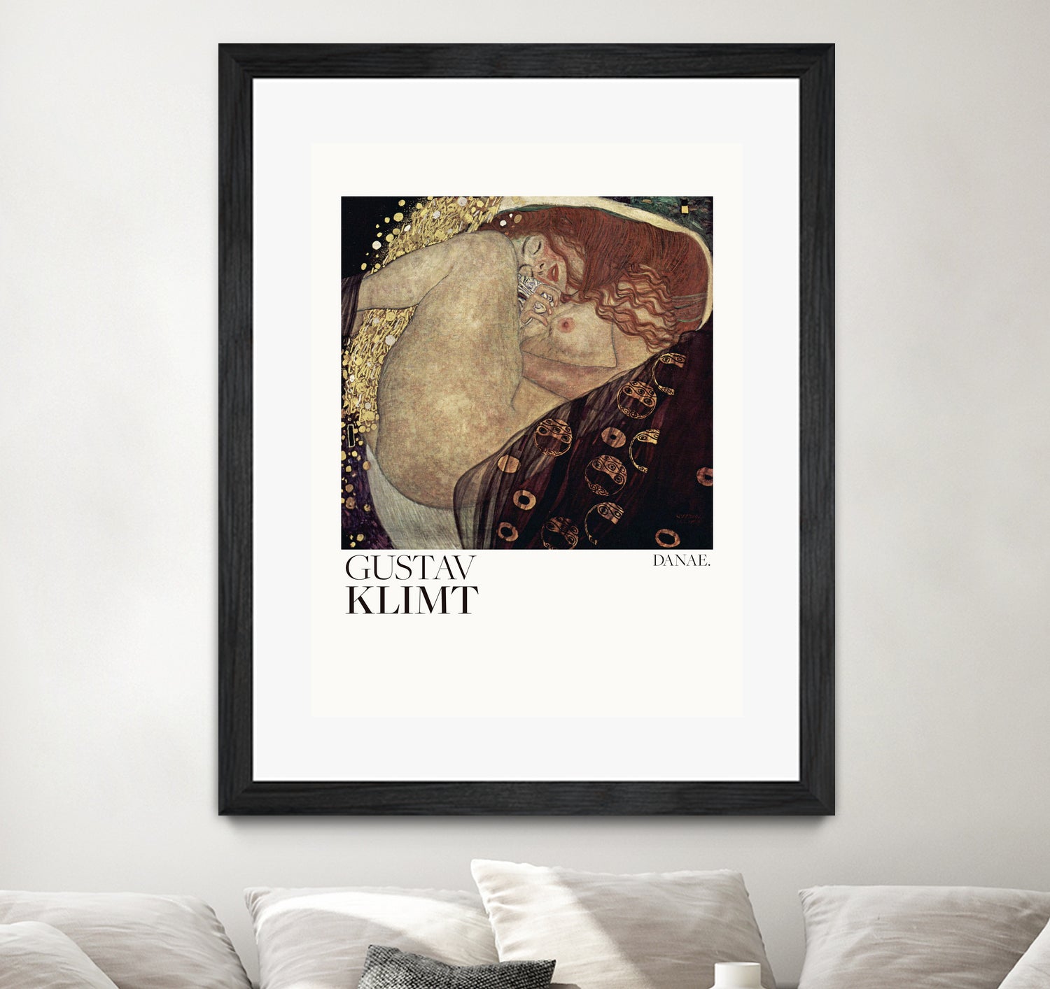 Danae (1907 1908) Poster by Gustav Klimt on GIANT ART - 5906 illustration