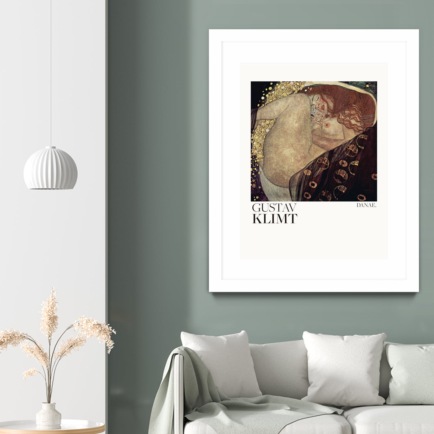 Danae (1907 1908) Poster by Gustav Klimt on GIANT ART - 5906 illustration