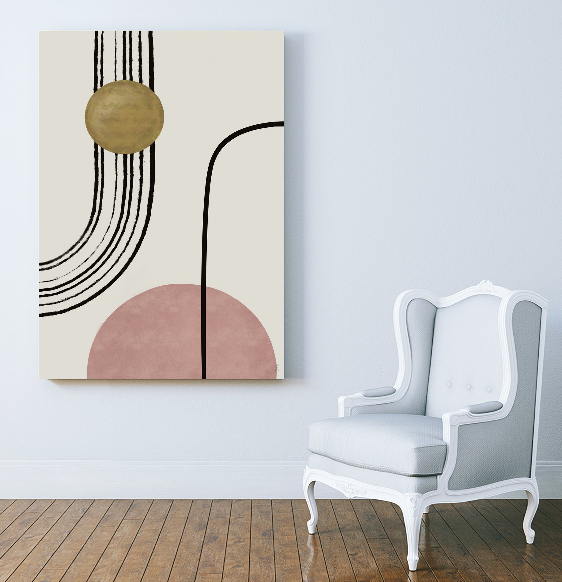 Abstract shapes a lines #2 by Anne-Marie on GIANT ART - abstract abstract