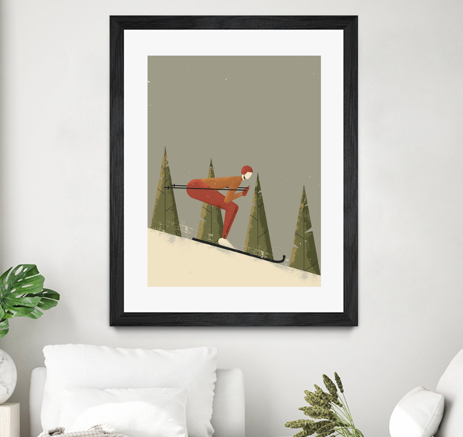 Skiing by Vision Grasp Art on GIANT ART