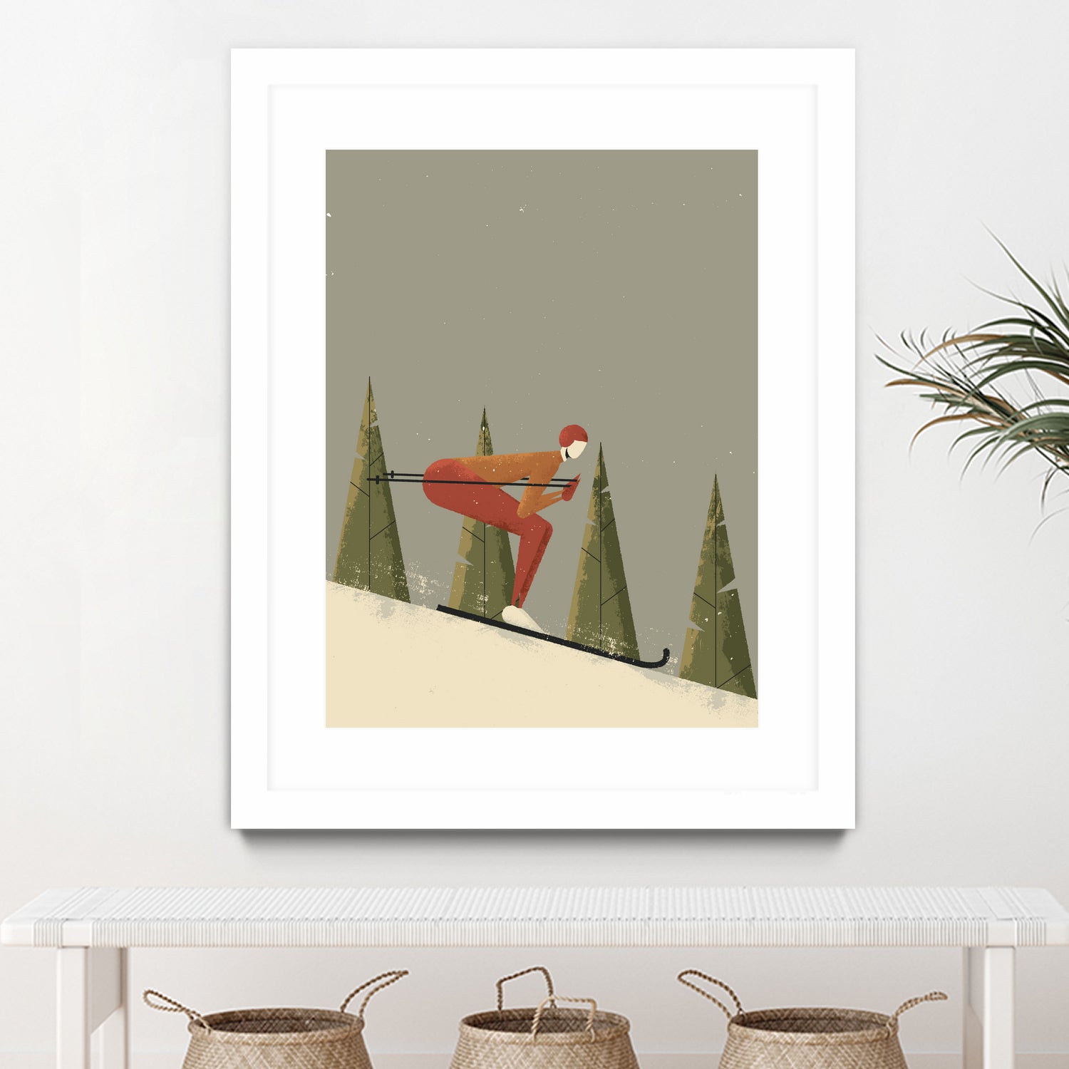 Skiing by Vision Grasp Art on GIANT ART