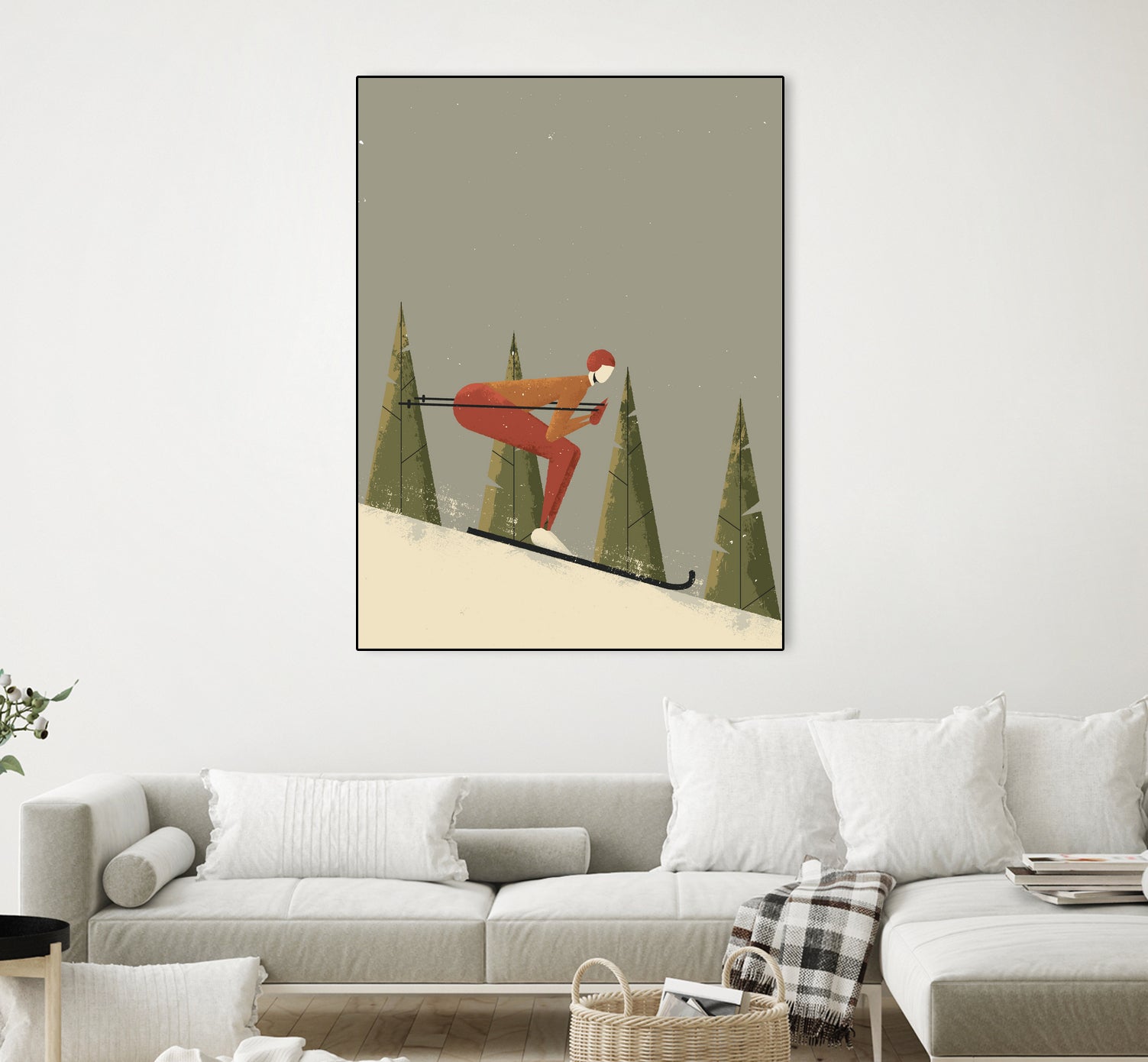 Skiing by Vision Grasp Art on GIANT ART