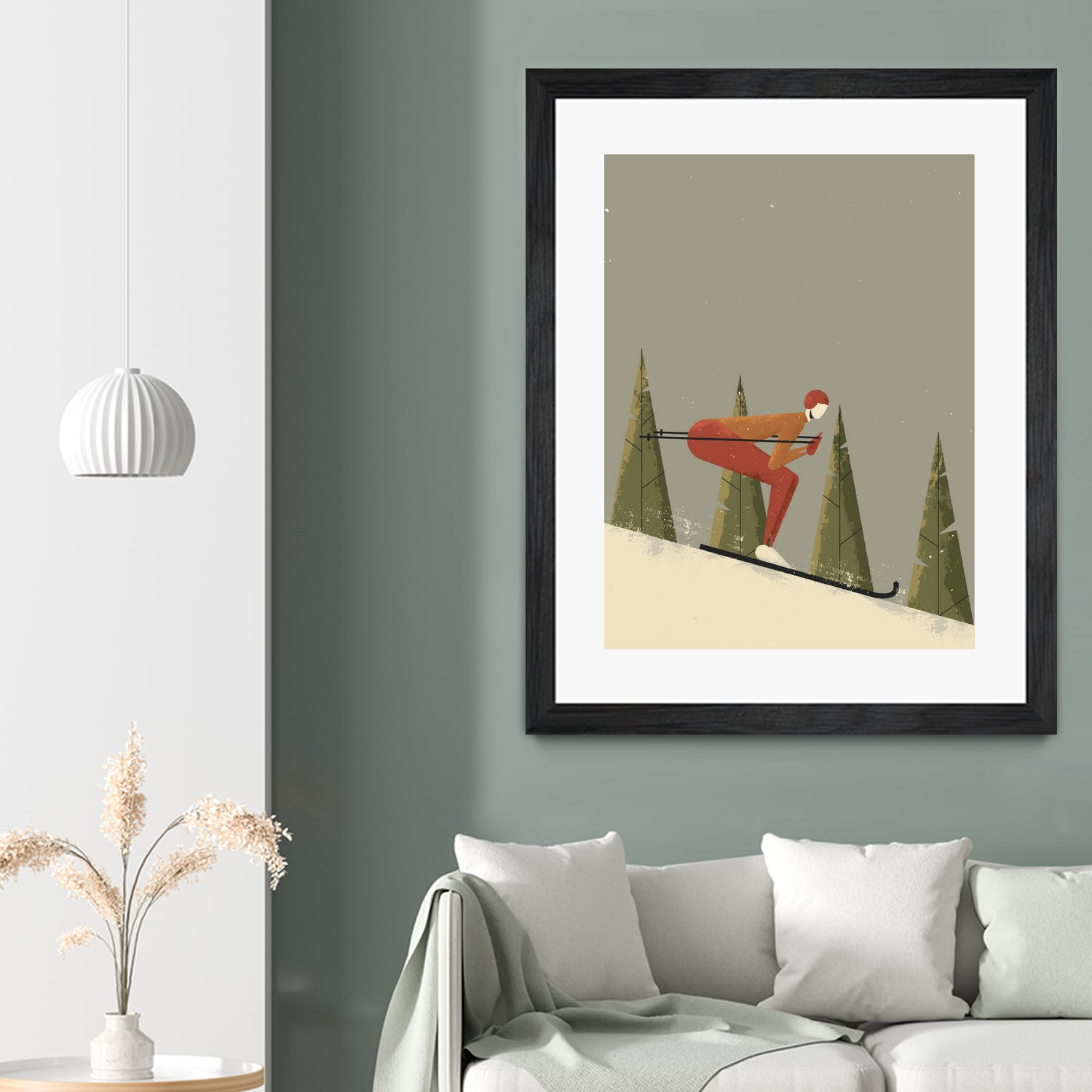 Skiing by Vision Grasp Art on GIANT ART