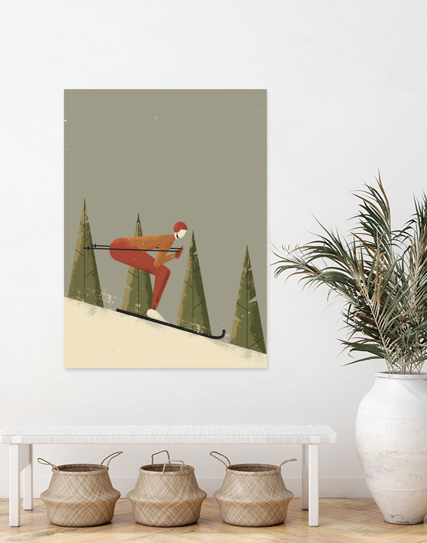 Skiing by Vision Grasp Art on GIANT ART