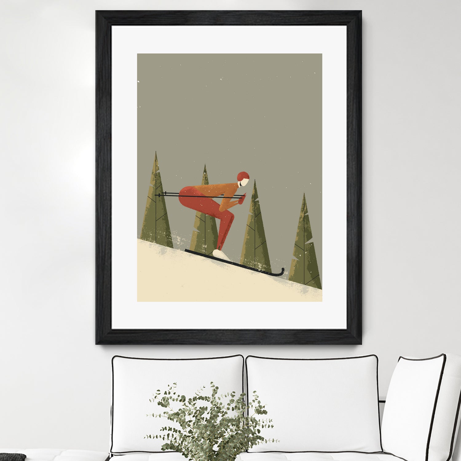 Skiing by Vision Grasp Art on GIANT ART