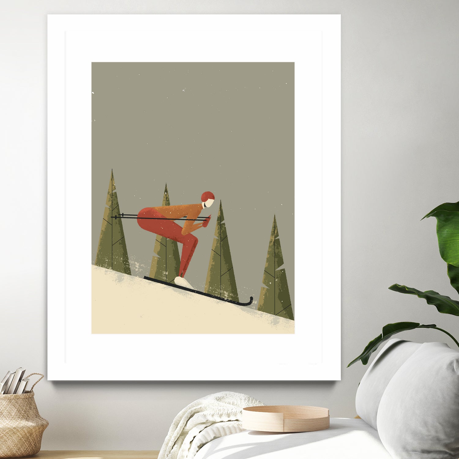 Skiing by Vision Grasp Art on GIANT ART