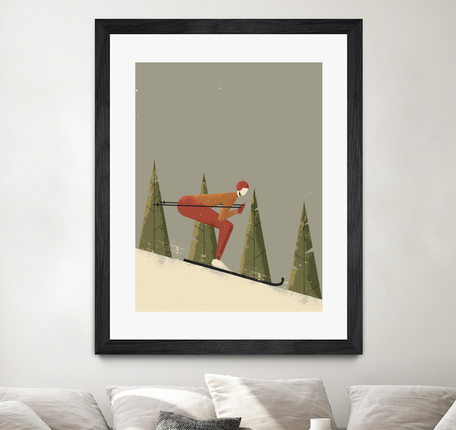 Skiing by Vision Grasp Art on GIANT ART