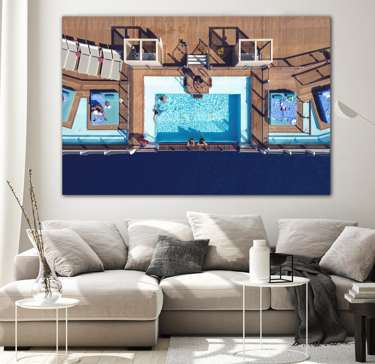 Photosession in the pool by Yevhen on GIANT ART - photography aerial