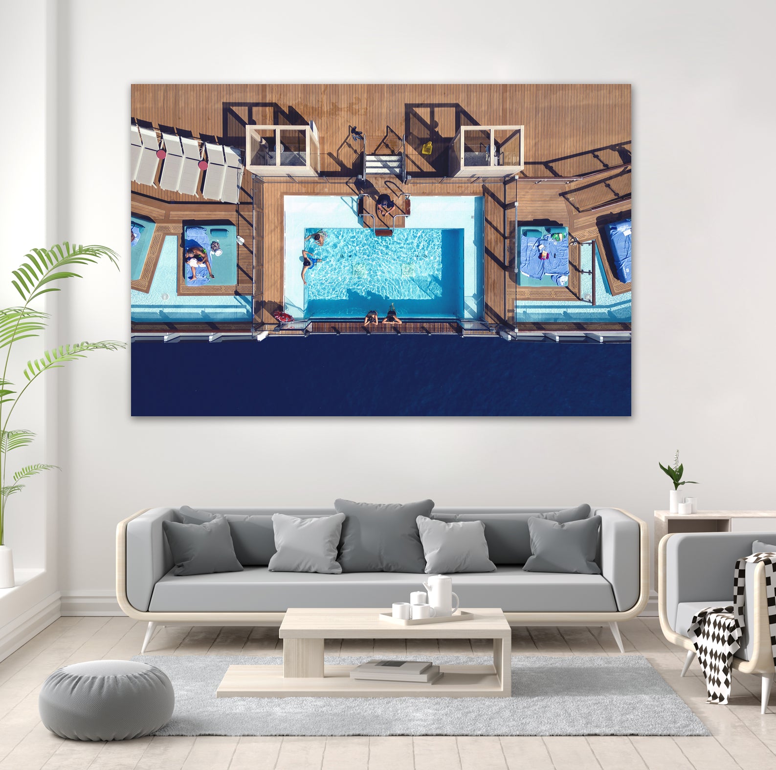 Photosession in the pool by Yevhen on GIANT ART - photography aerial