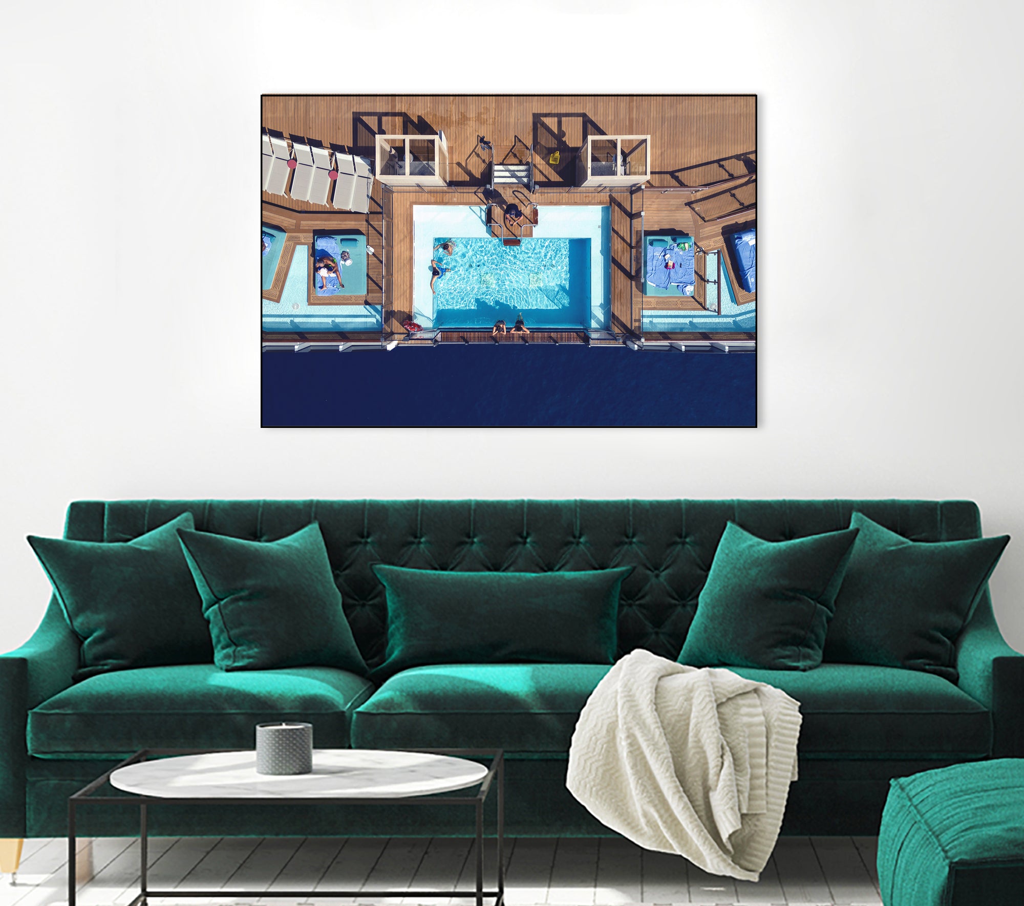 Photosession in the pool by Yevhen on GIANT ART - photography aerial