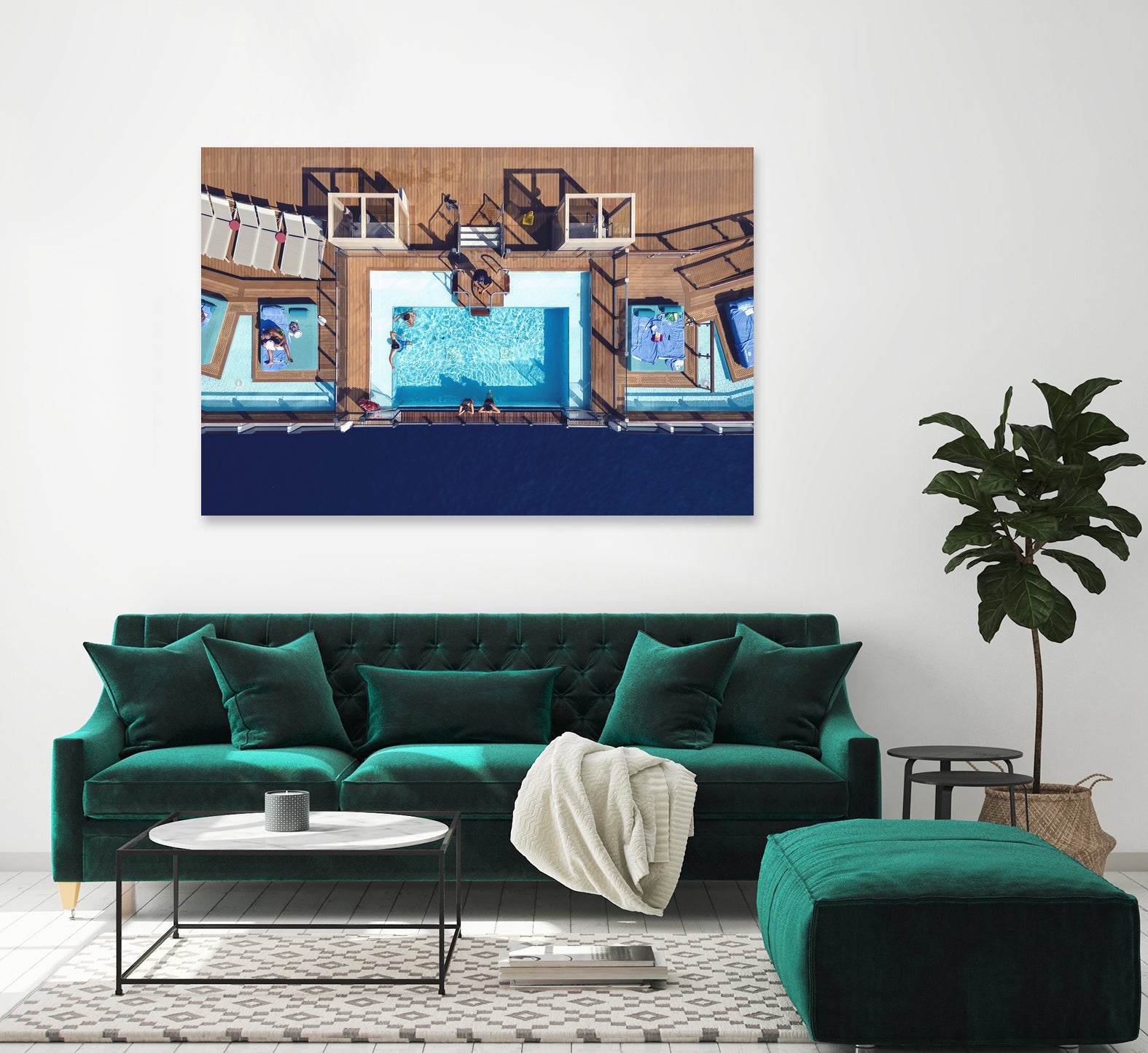 Photosession in the pool by Yevhen on GIANT ART - photography aerial