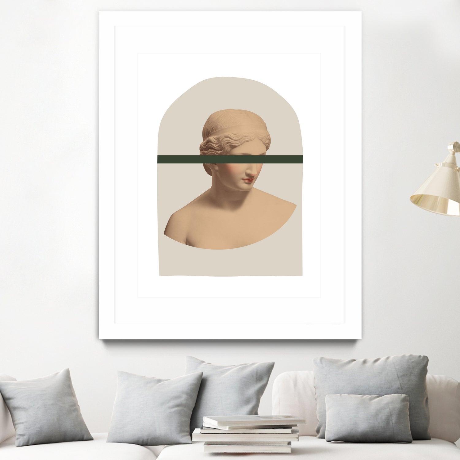 Artemis Mustard and Green by Grace Digital Art on GIANT ART - figurative