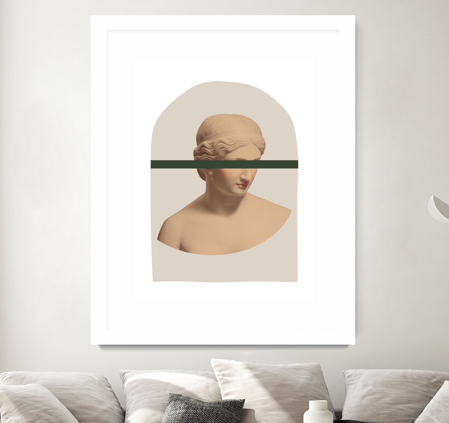 Artemis Mustard and Green by Grace Digital Art on GIANT ART - figurative