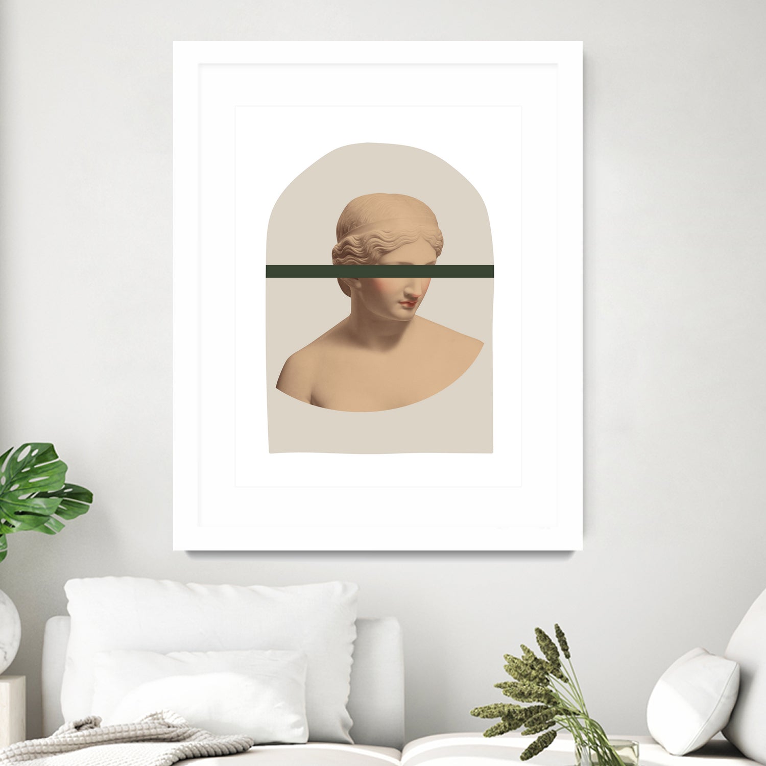 Artemis Mustard and Green by Grace Digital Art on GIANT ART - figurative