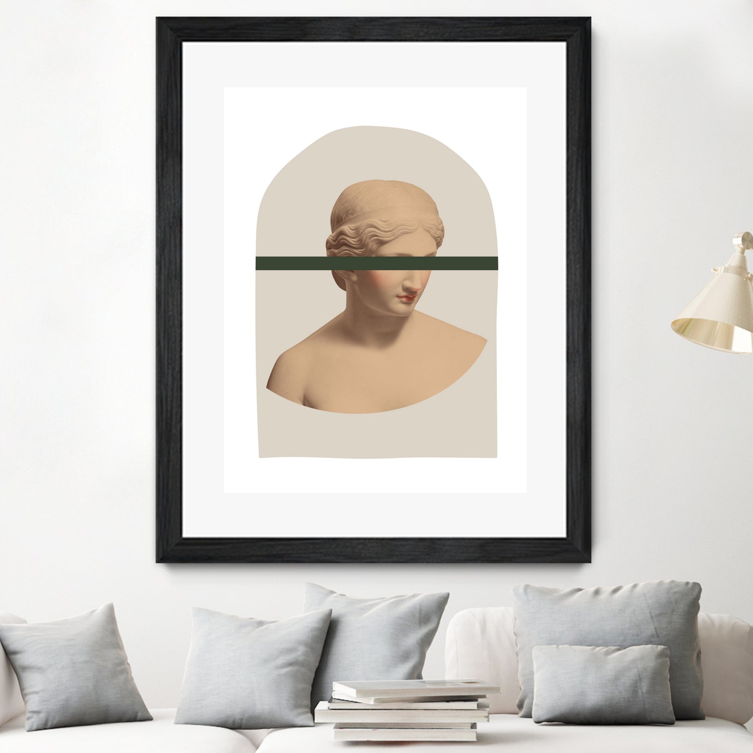Artemis Mustard and Green by Grace Digital Art on GIANT ART - figurative