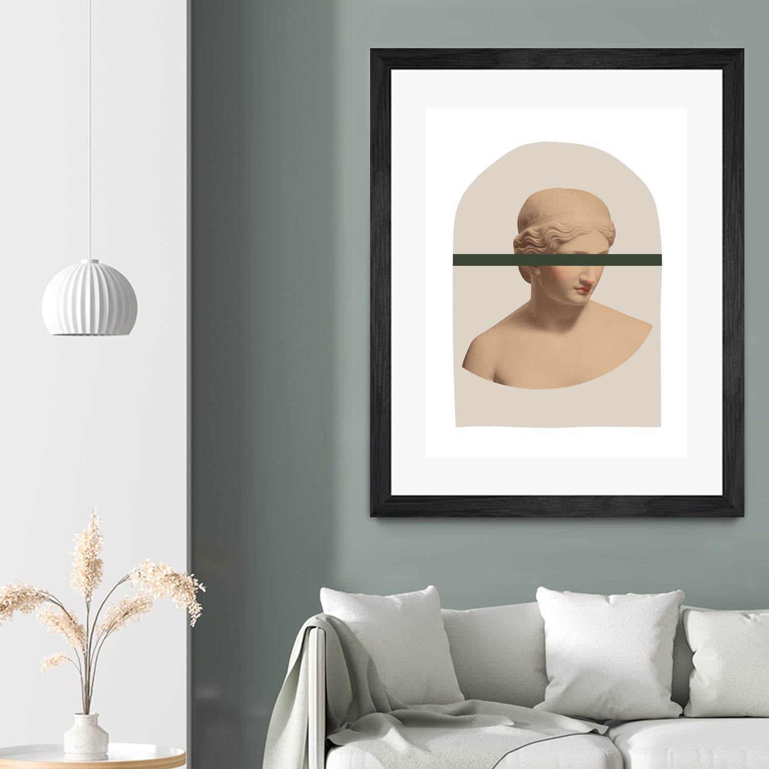 Artemis Mustard and Green by Grace Digital Art on GIANT ART - figurative