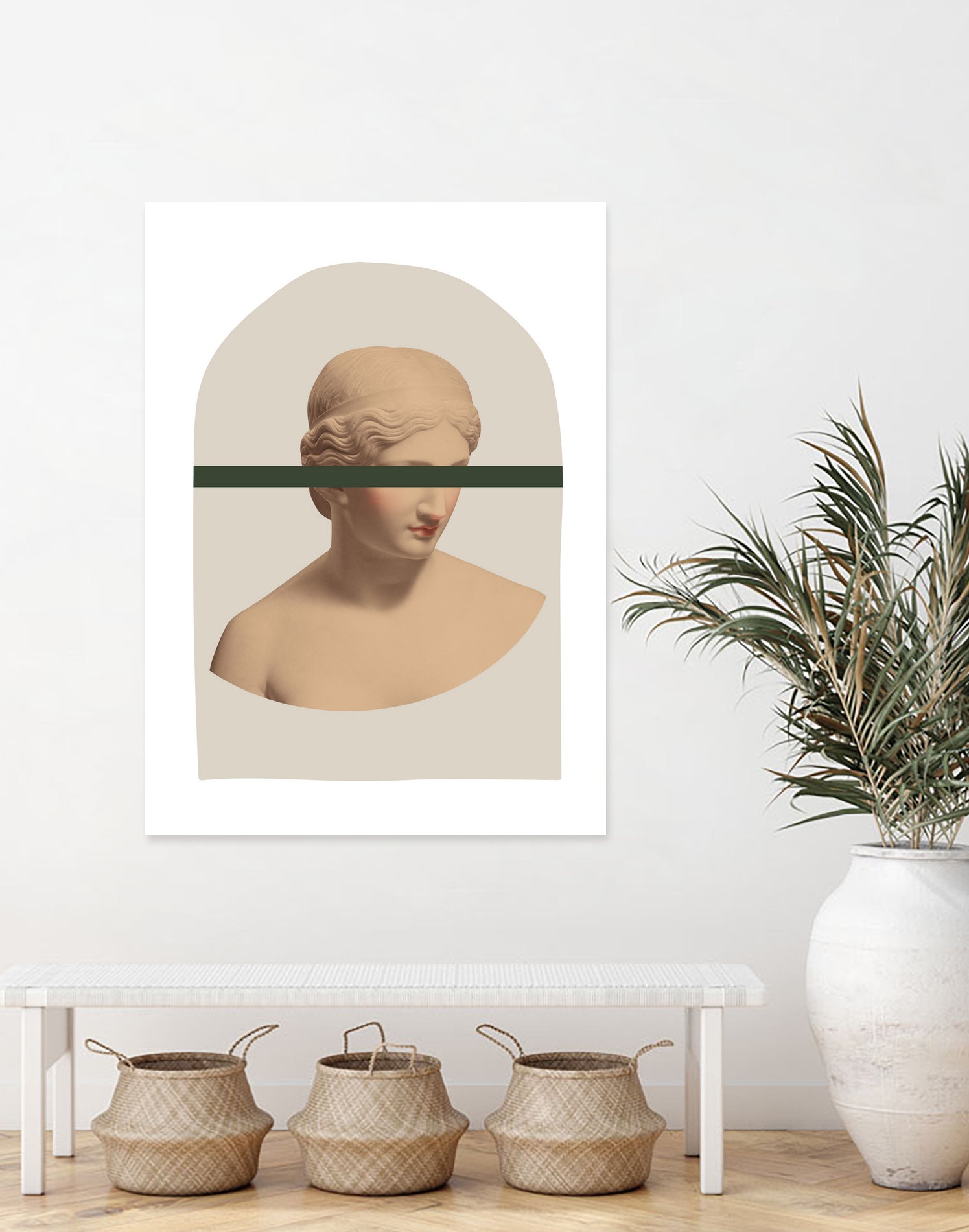 Artemis Mustard and Green by Grace Digital Art on GIANT ART - figurative
