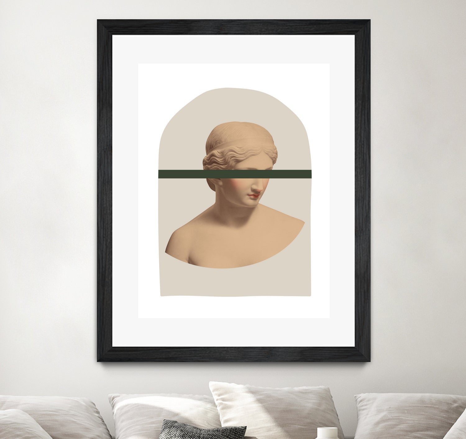 Artemis Mustard and Green by Grace Digital Art on GIANT ART - figurative