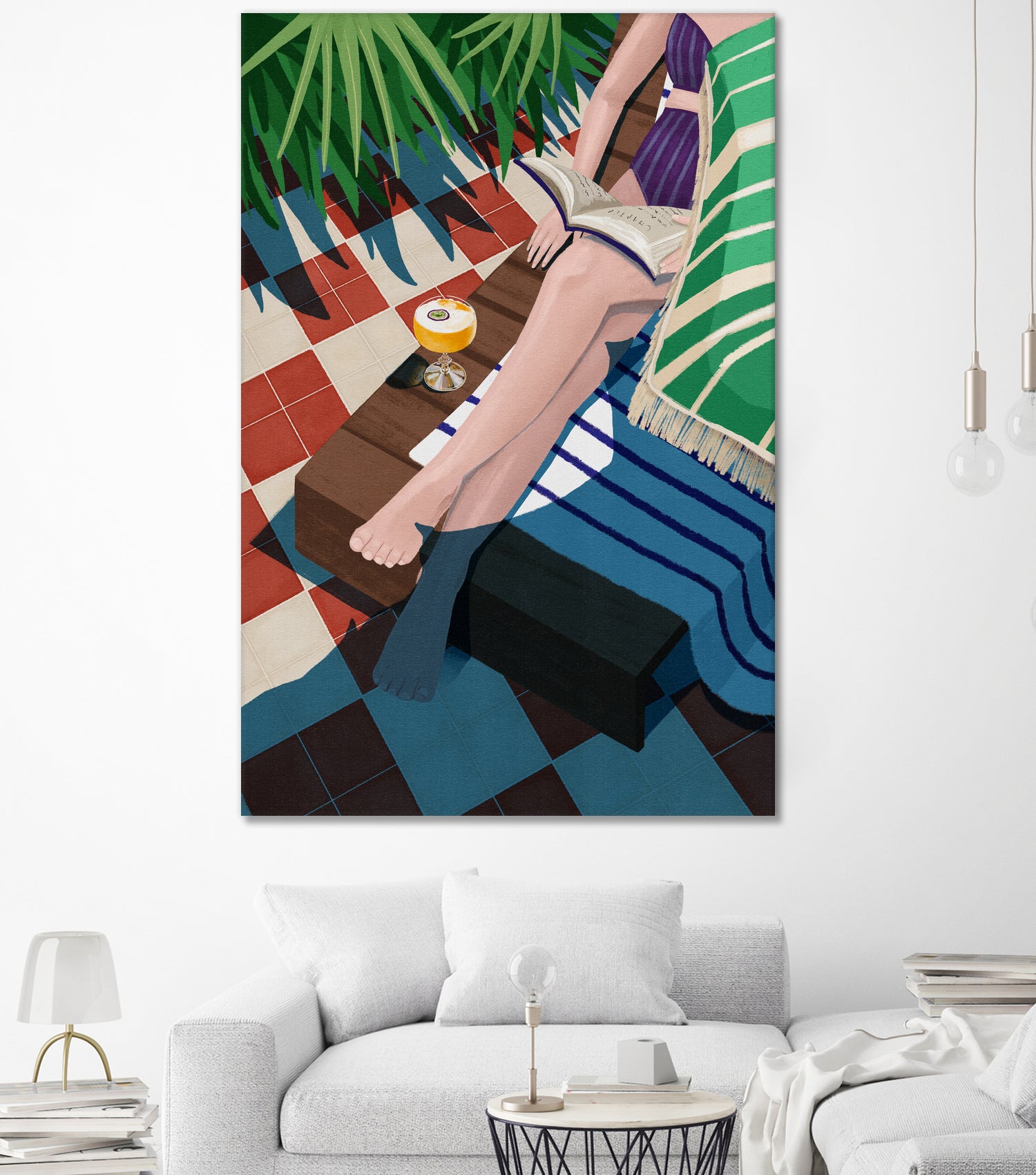 Just one more chapter by Goed on GIANT ART - illustration sunchair