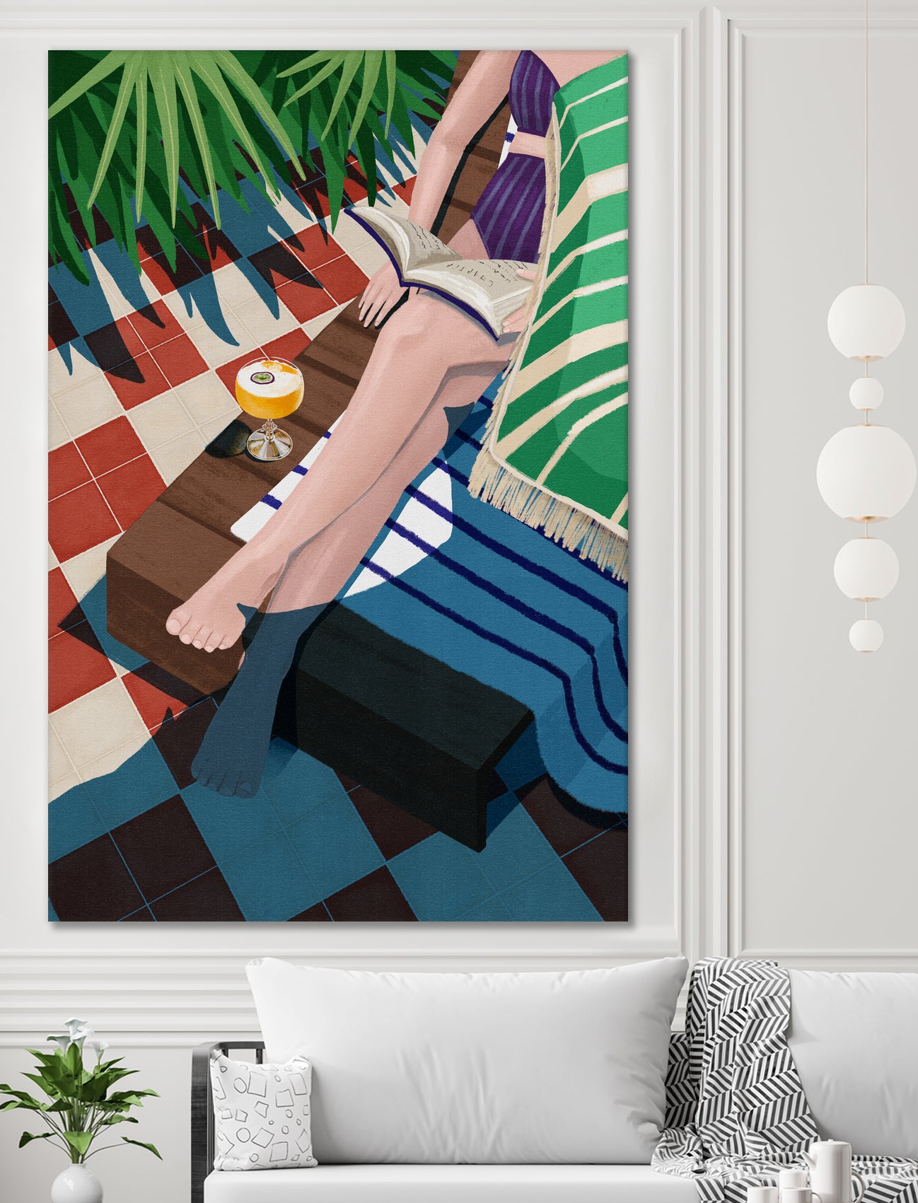 Just one more chapter by Goed on GIANT ART - illustration sunchair