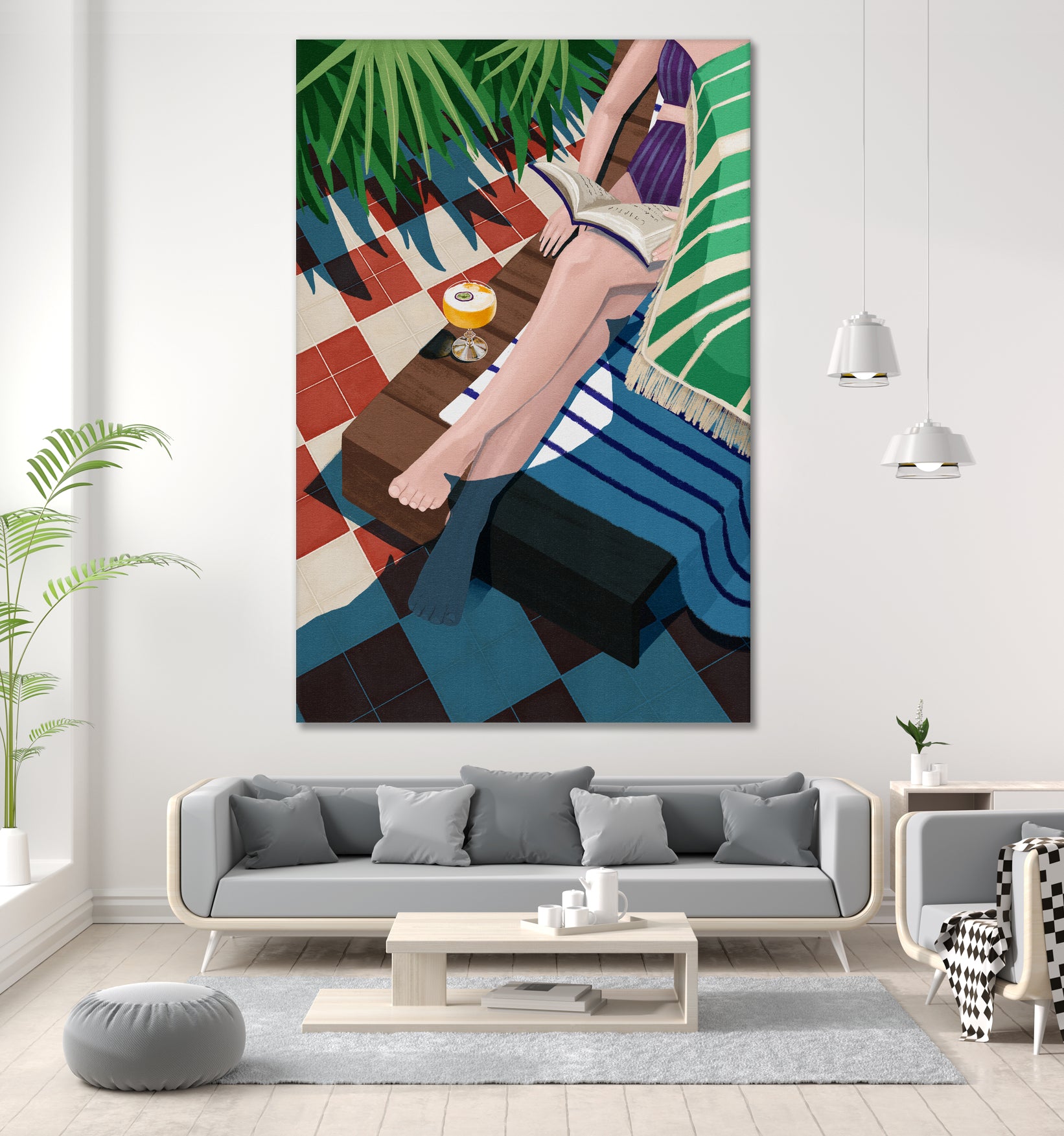 Just one more chapter by Goed on GIANT ART - illustration sunchair