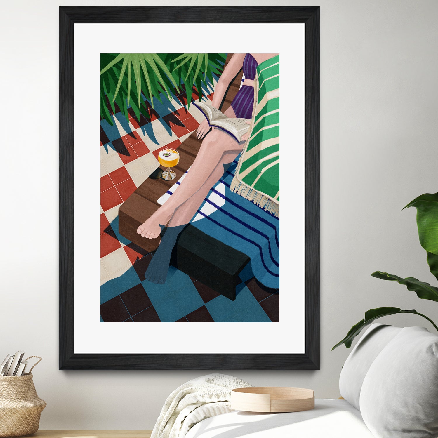 Just one more chapter by Goed on GIANT ART - illustration sunchair