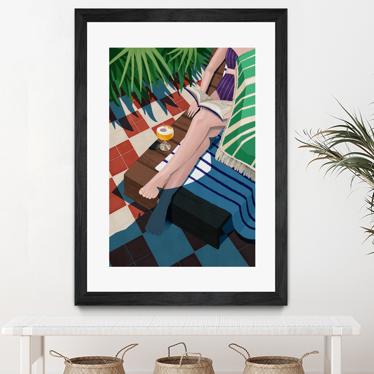 Just one more chapter by Goed on GIANT ART - illustration sunchair