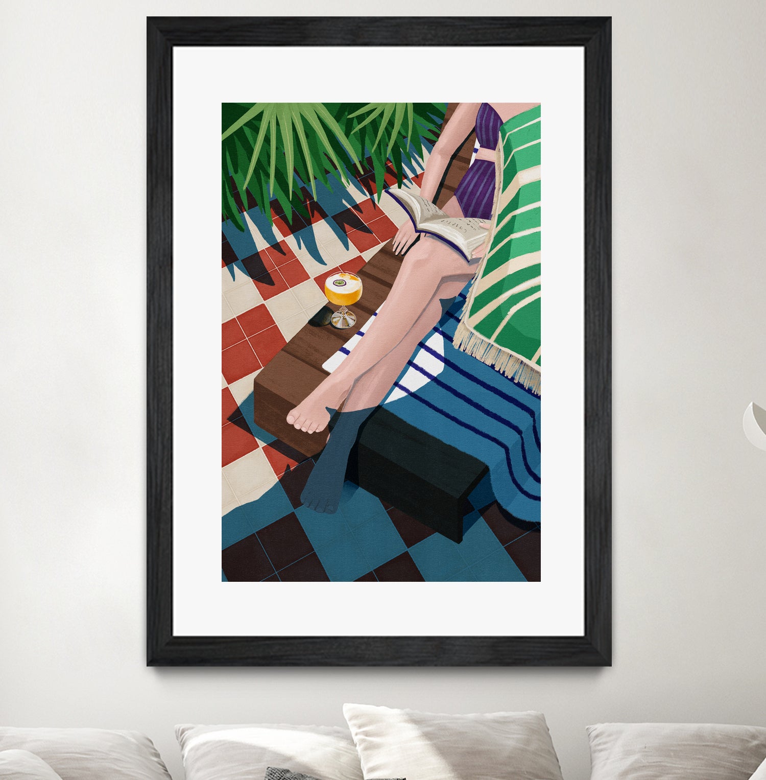 Just one more chapter by Goed on GIANT ART - illustration sunchair