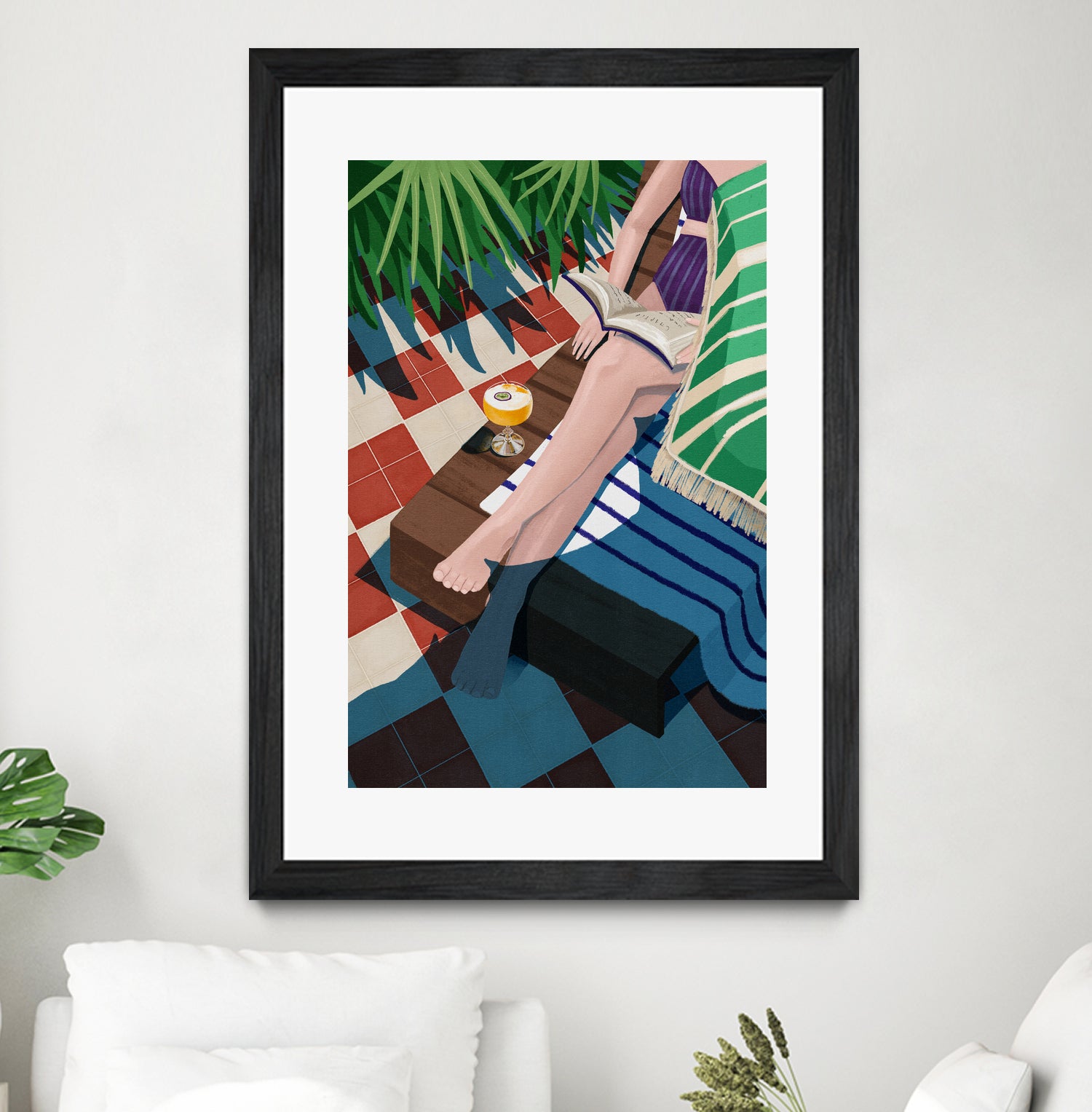 Just one more chapter by Goed on GIANT ART - illustration sunchair