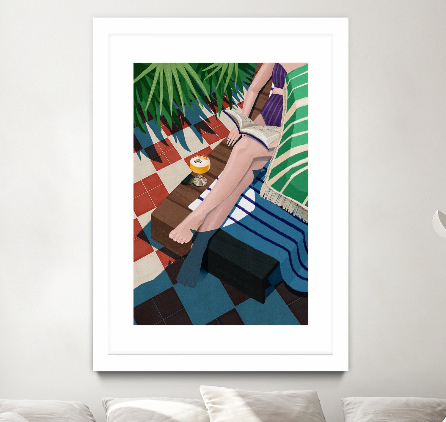 Just one more chapter by Goed on GIANT ART - illustration sunchair