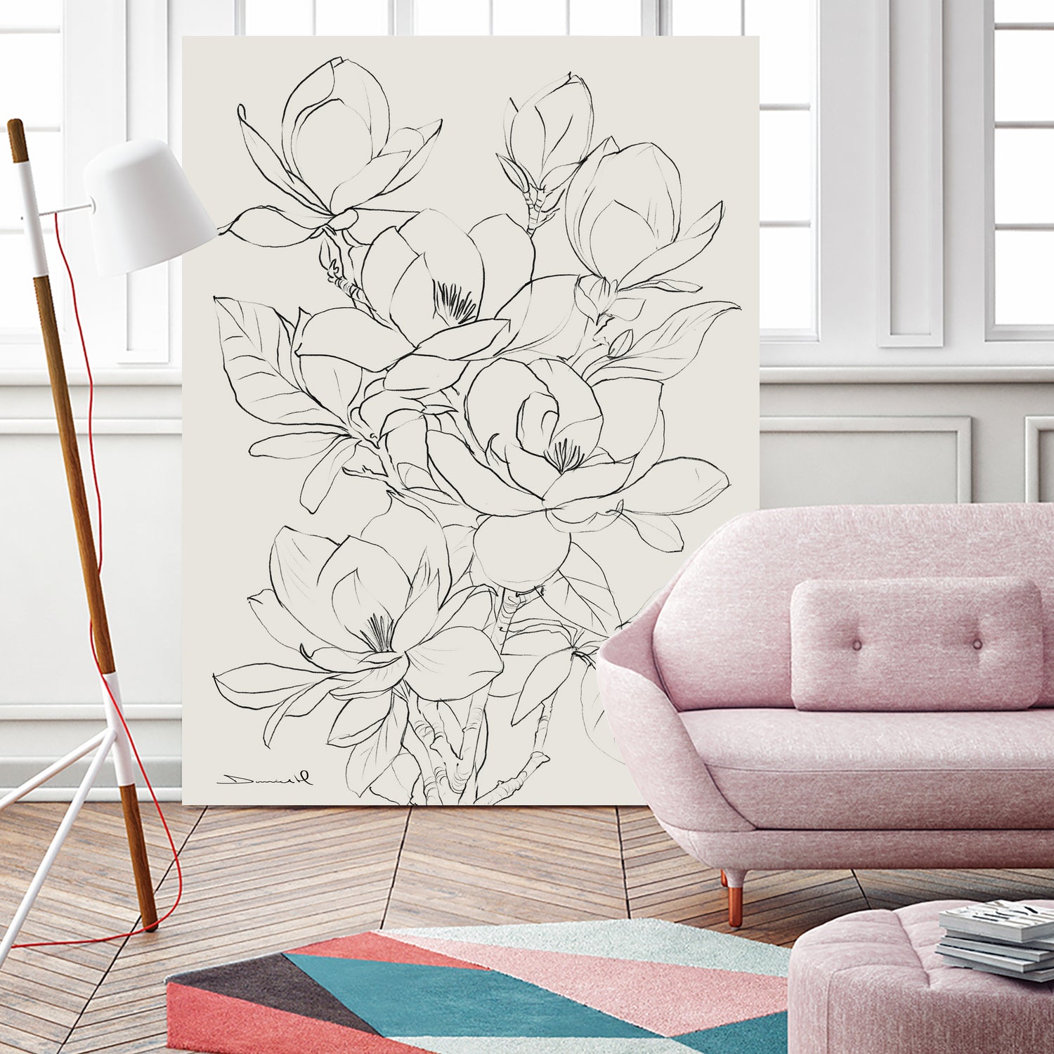 Magnolia Tree by Dan Hobday on GIANT ART - flower flowers and plants flower
