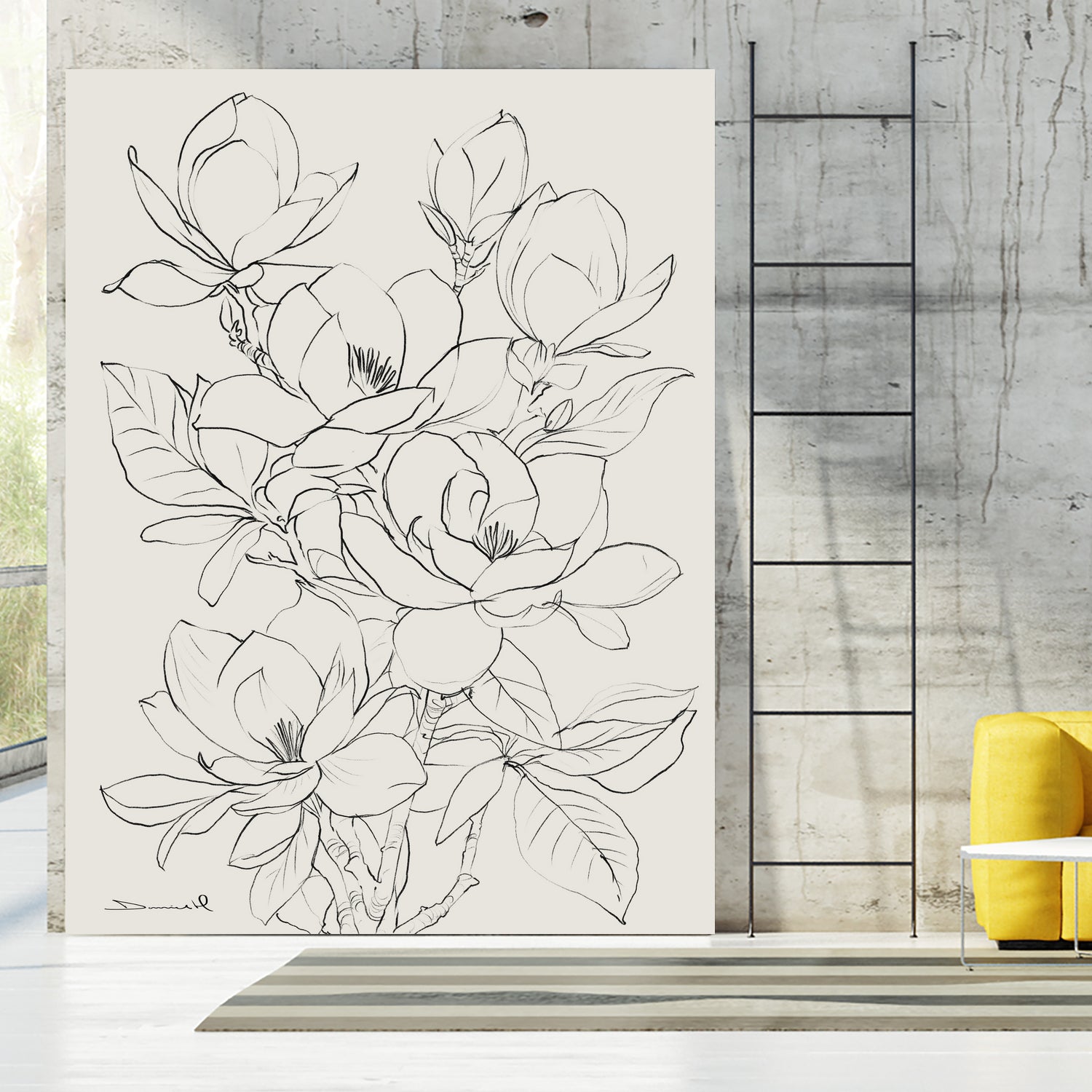 Magnolia Tree by Dan Hobday on GIANT ART - flower flowers and plants flower