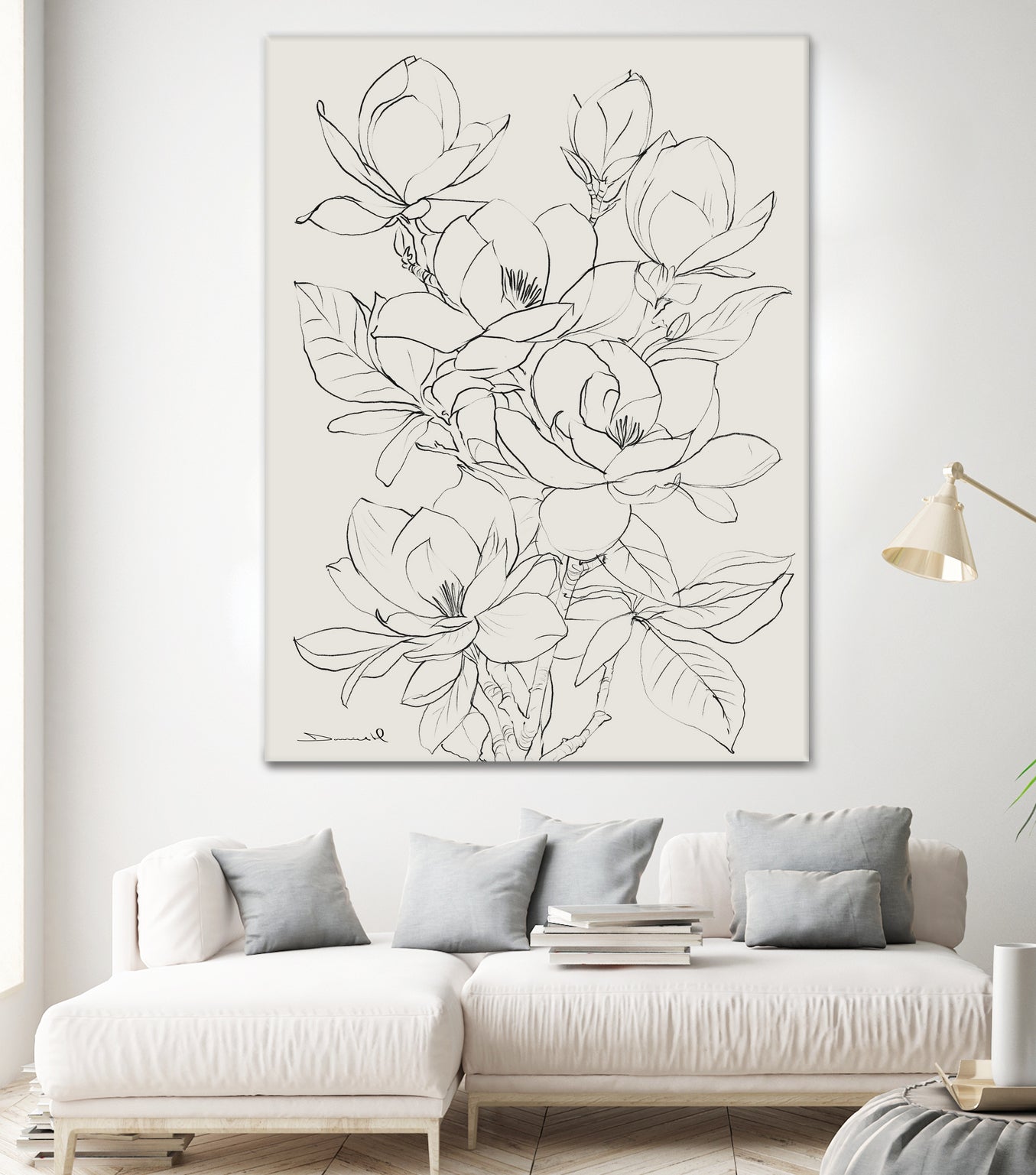 Magnolia Tree by Dan Hobday on GIANT ART - flower flowers and plants flower