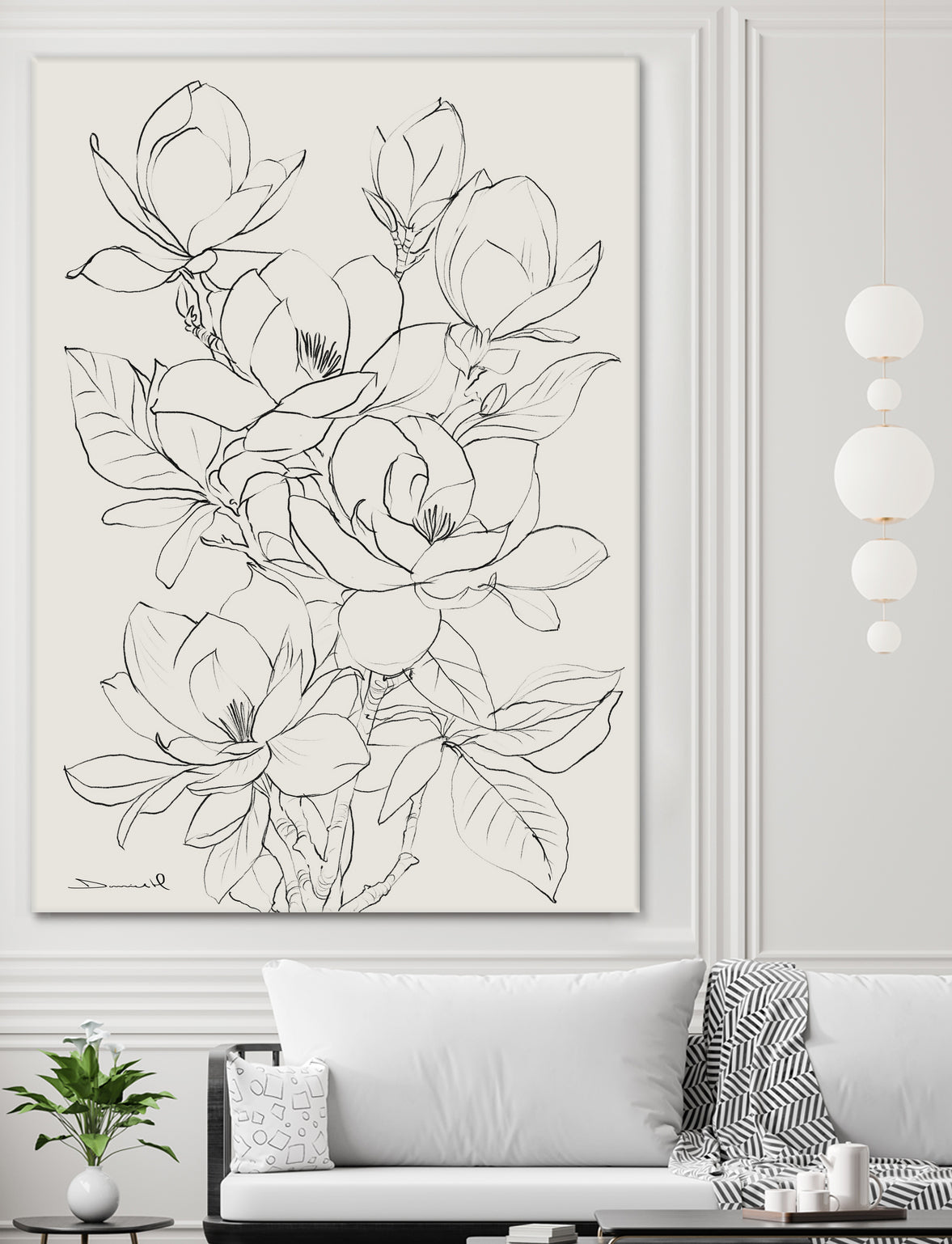 Magnolia Tree by Dan Hobday on GIANT ART - flower flowers and plants flower