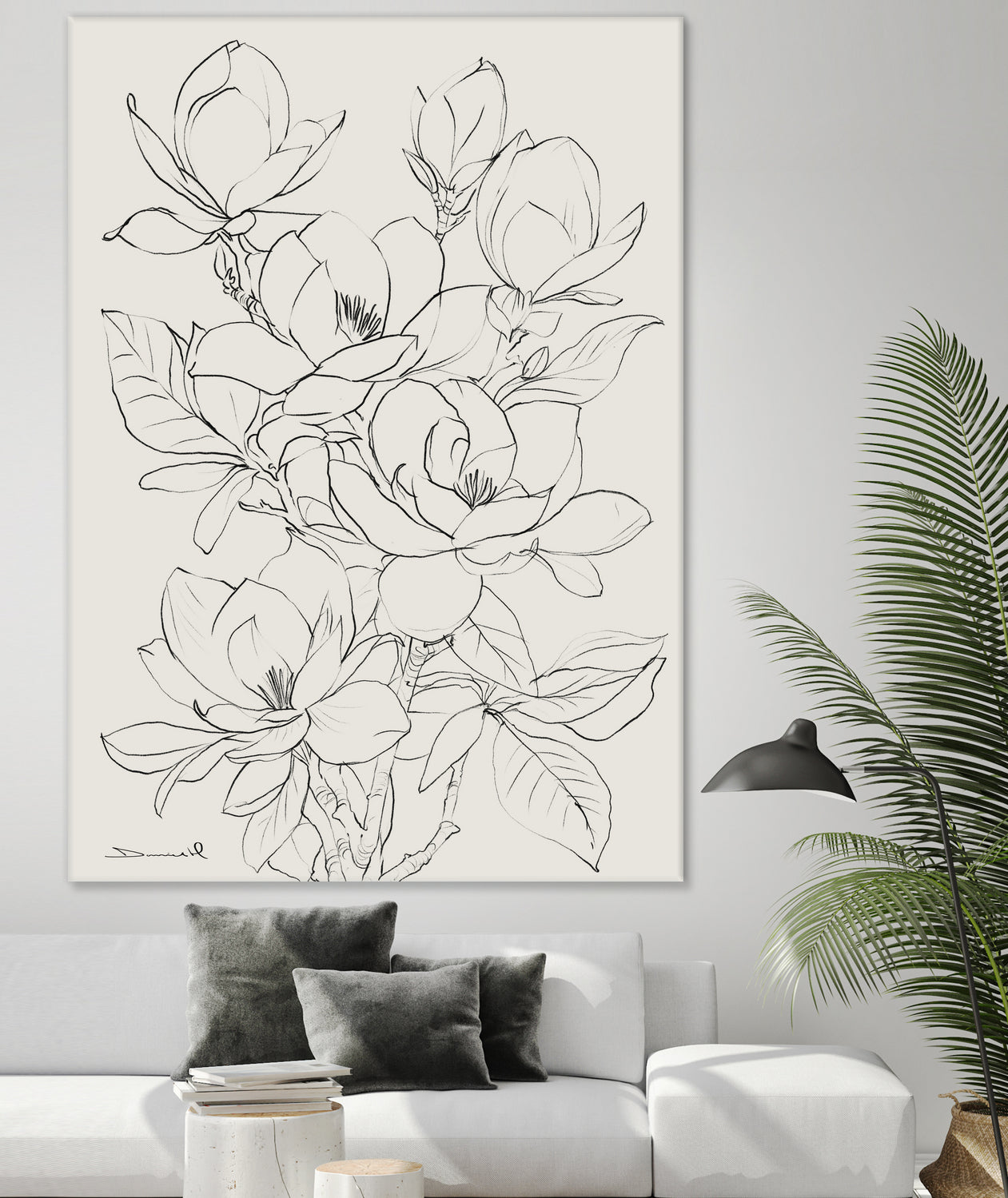 Magnolia Tree by Dan Hobday on GIANT ART - flower flowers and plants flower