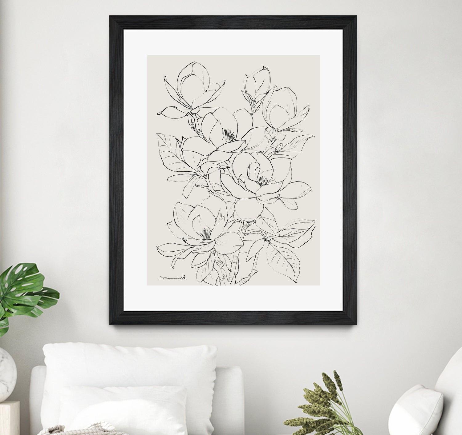 Magnolia Tree by Dan Hobday on GIANT ART - flower flowers and plants flower