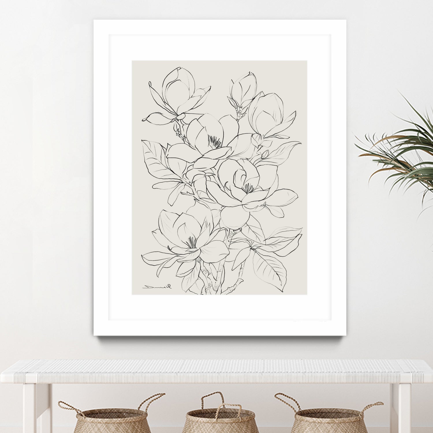 Magnolia Tree by Dan Hobday on GIANT ART - flower flowers and plants flower